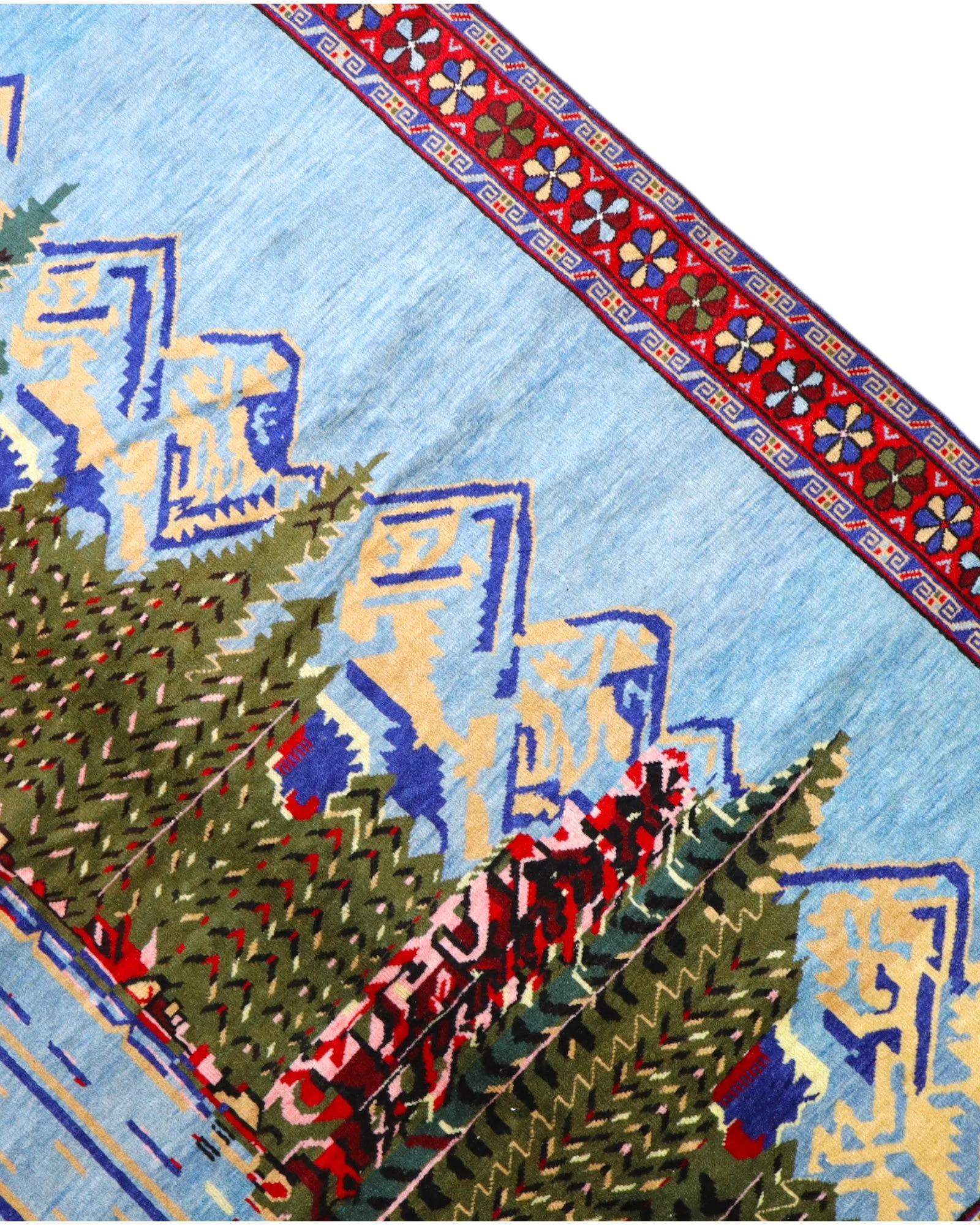 Senneh Persian Rug — hand-knotted, 167 × 134 cm, Wool