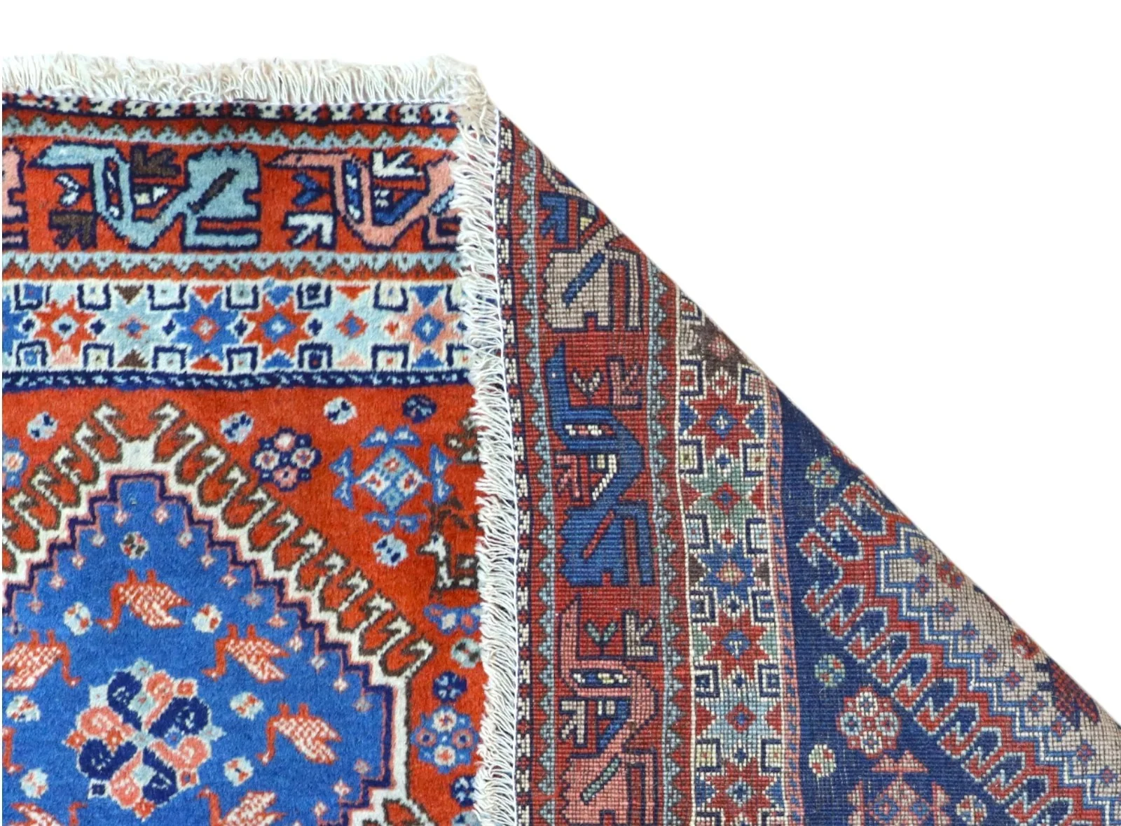 Hand-Knotted Wool Persian Rug, 232 × 157 cm