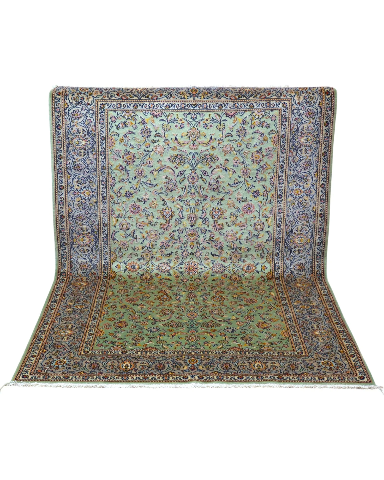 Kashan Persian Rug 216 × 150 cm, Wool, hand-knotted