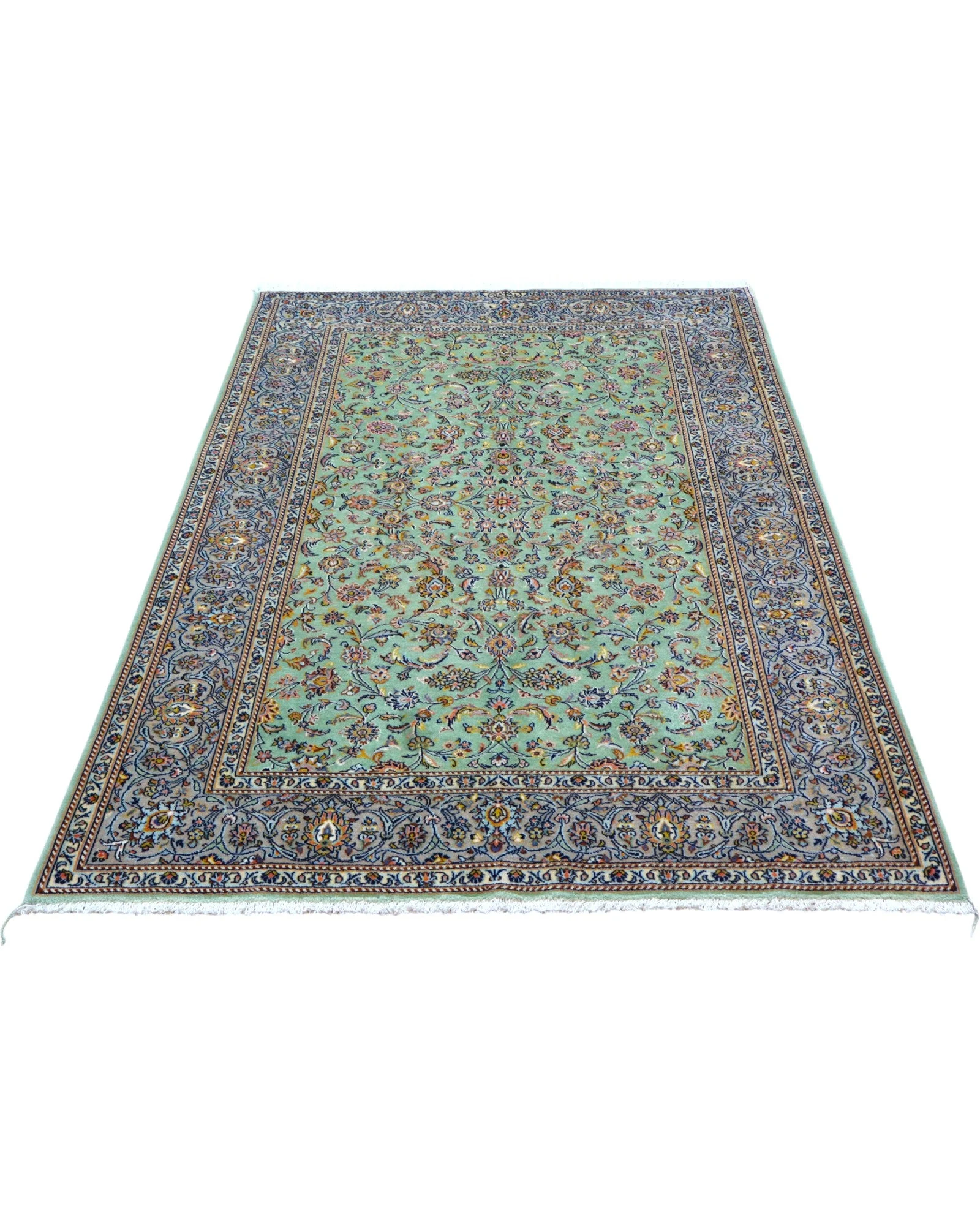 Kashan Persian Rug 216 × 150 cm, Wool, hand-knotted