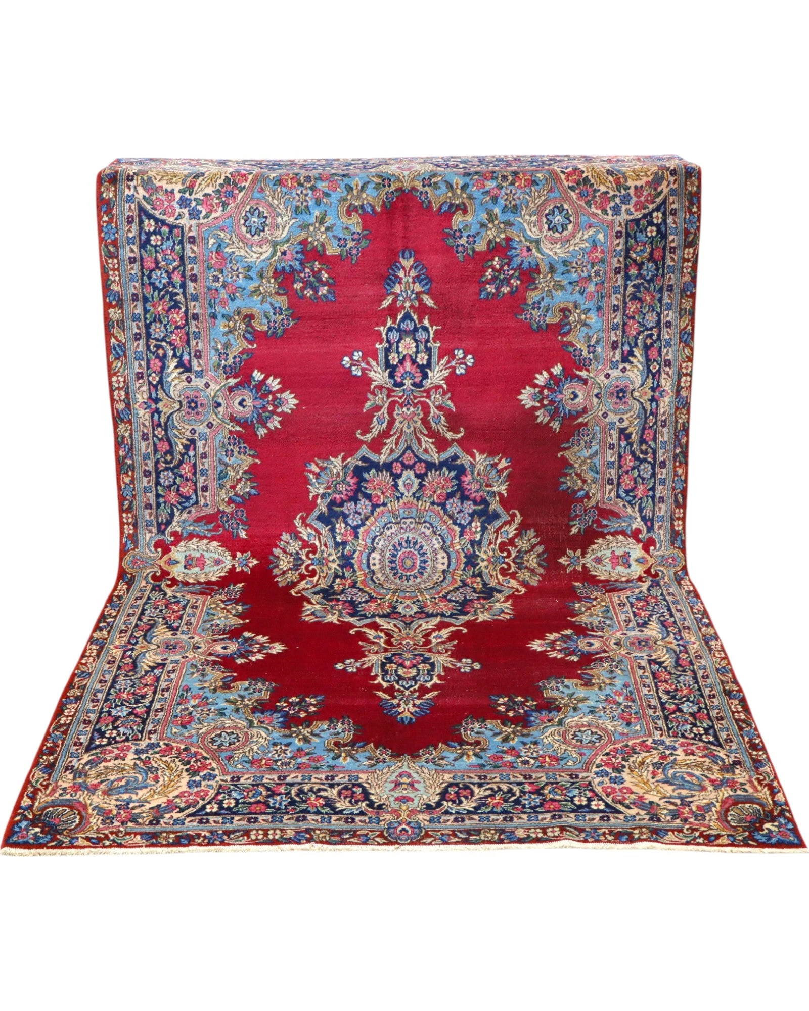 Kerman Persian Rug 227 × 140 cm, Wool, hand-knotted