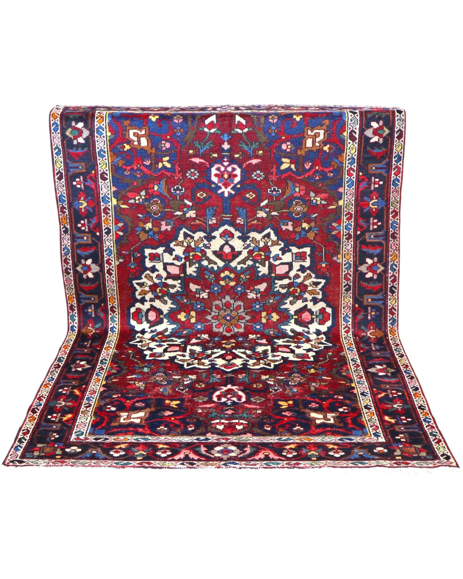 perserteppich-bakhtiari-214-x-149-cm-schurwolle-handgeknupft-11 Hand-Knotted Wool Bakhtiari Persian Rug, 214 × 149 cm