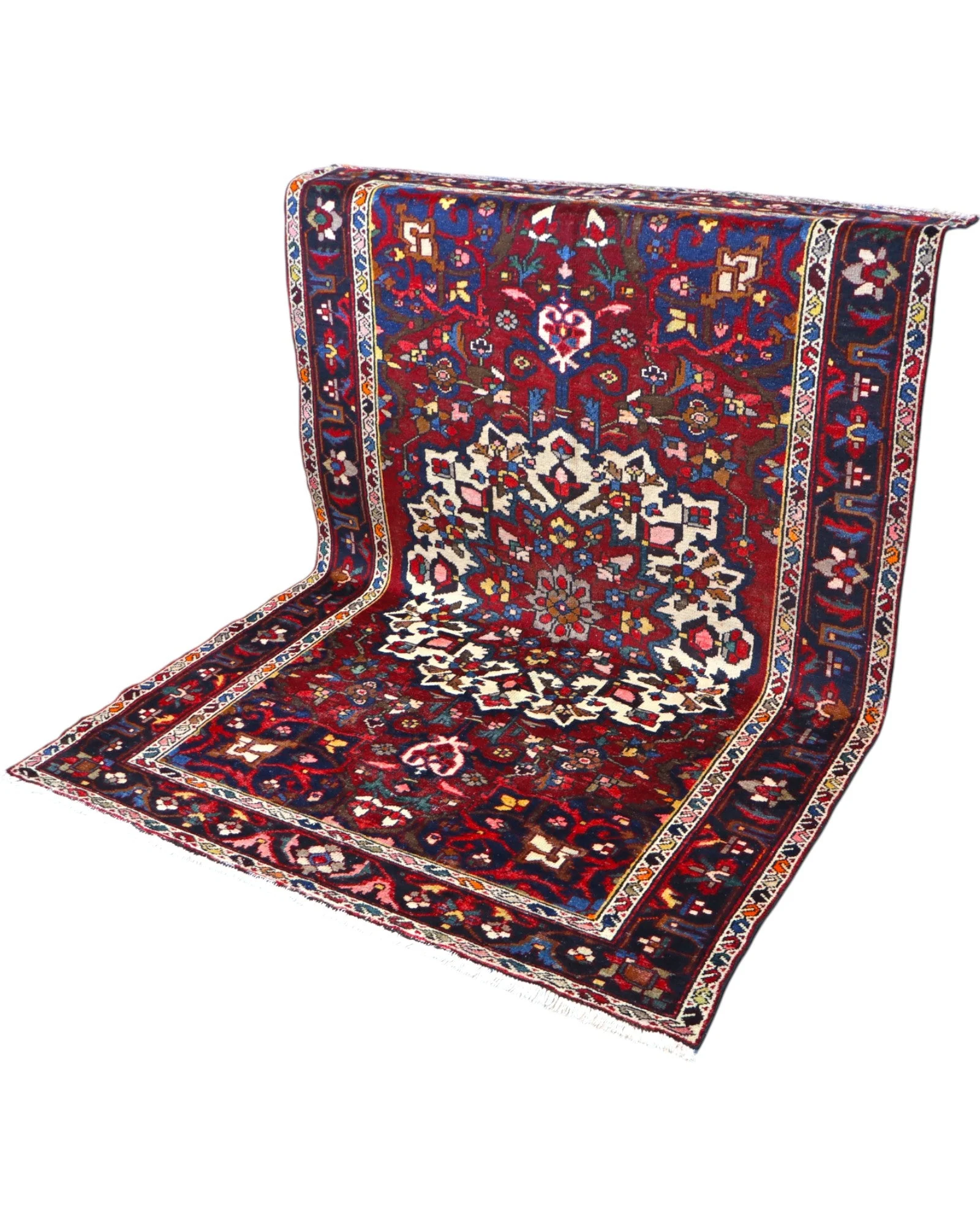 perserteppich-bakhtiari-214-x-149-cm-schurwolle-handgeknupft-15 Hand-Knotted Wool Bakhtiari Persian Rug, 214 × 149 cm