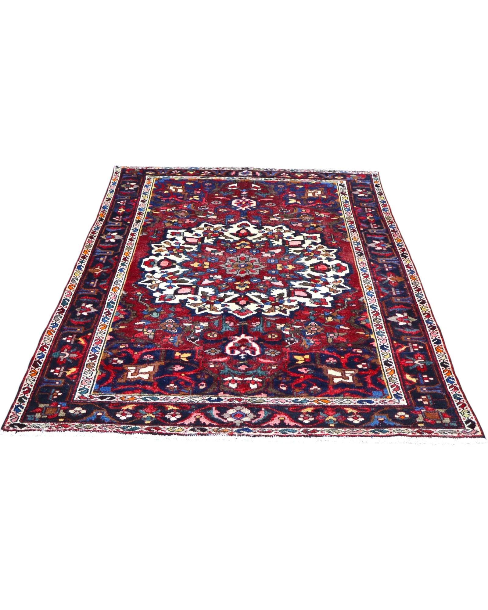 perserteppich-bakhtiari-214-x-149-cm-schurwolle-handgeknupft-19 Hand-Knotted Wool Bakhtiari Persian Rug, 214 × 149 cm