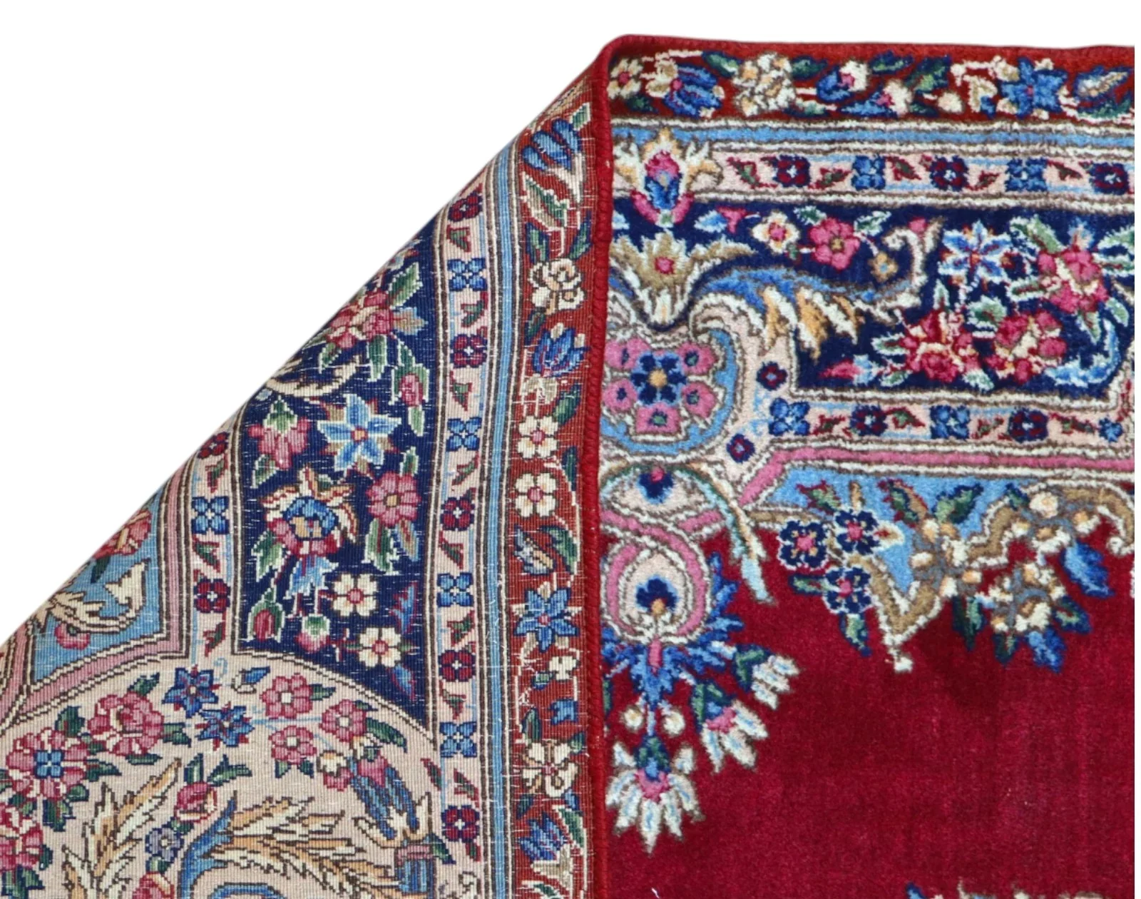 Kerman Persian Rug 227 × 140 cm, Wool, hand-knotted