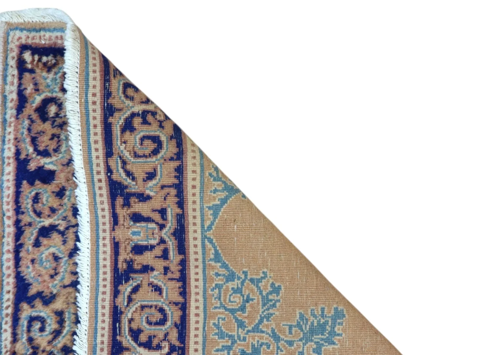Kerman Persian Rug — hand-knotted, 297 × 74 cm, Wool