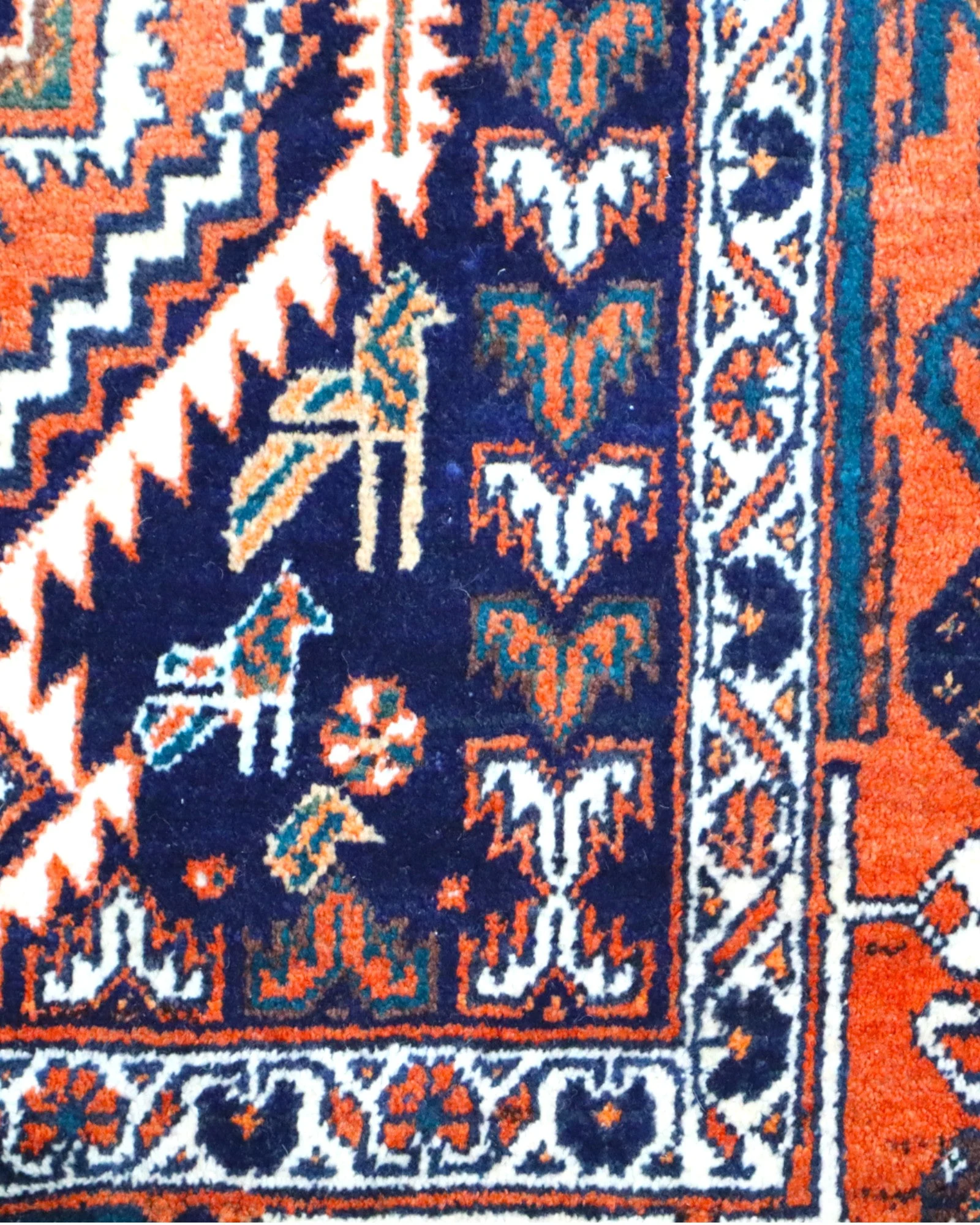 Afshar Persian Rug 200 × 150 cm, Wool, hand-knotted