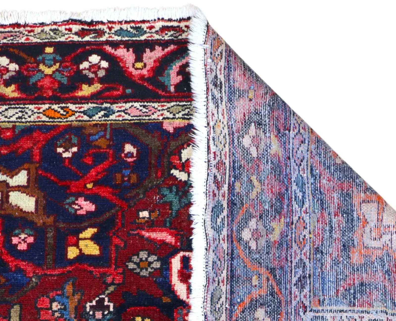 perserteppich-bakhtiari-214-x-149-cm-schurwolle-handgeknupft-rueckseite Hand-Knotted Wool Bakhtiari Persian Rug, 214 × 149 cm