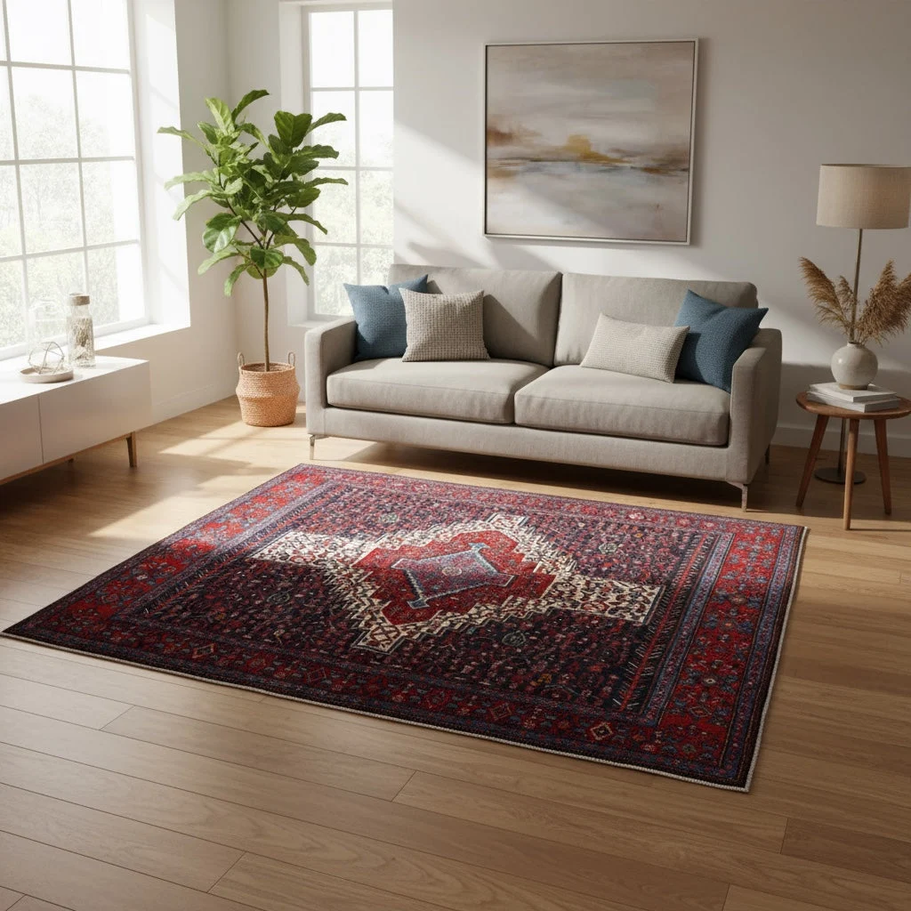 perserteppich-senneh-211-x-166-cm-schurwolle-handgeknupft-7 Senneh Persian Rug — hand-knotted, 211 × 166 cm, Wool