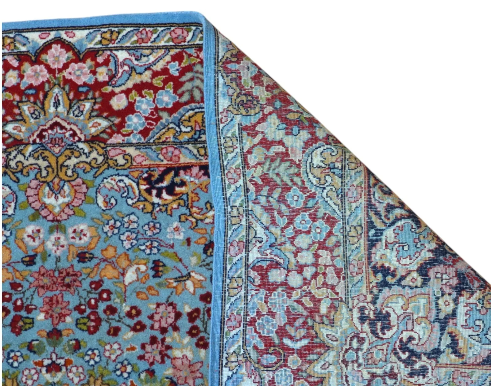 Kerman Persian Rug — hand-knotted, Wool