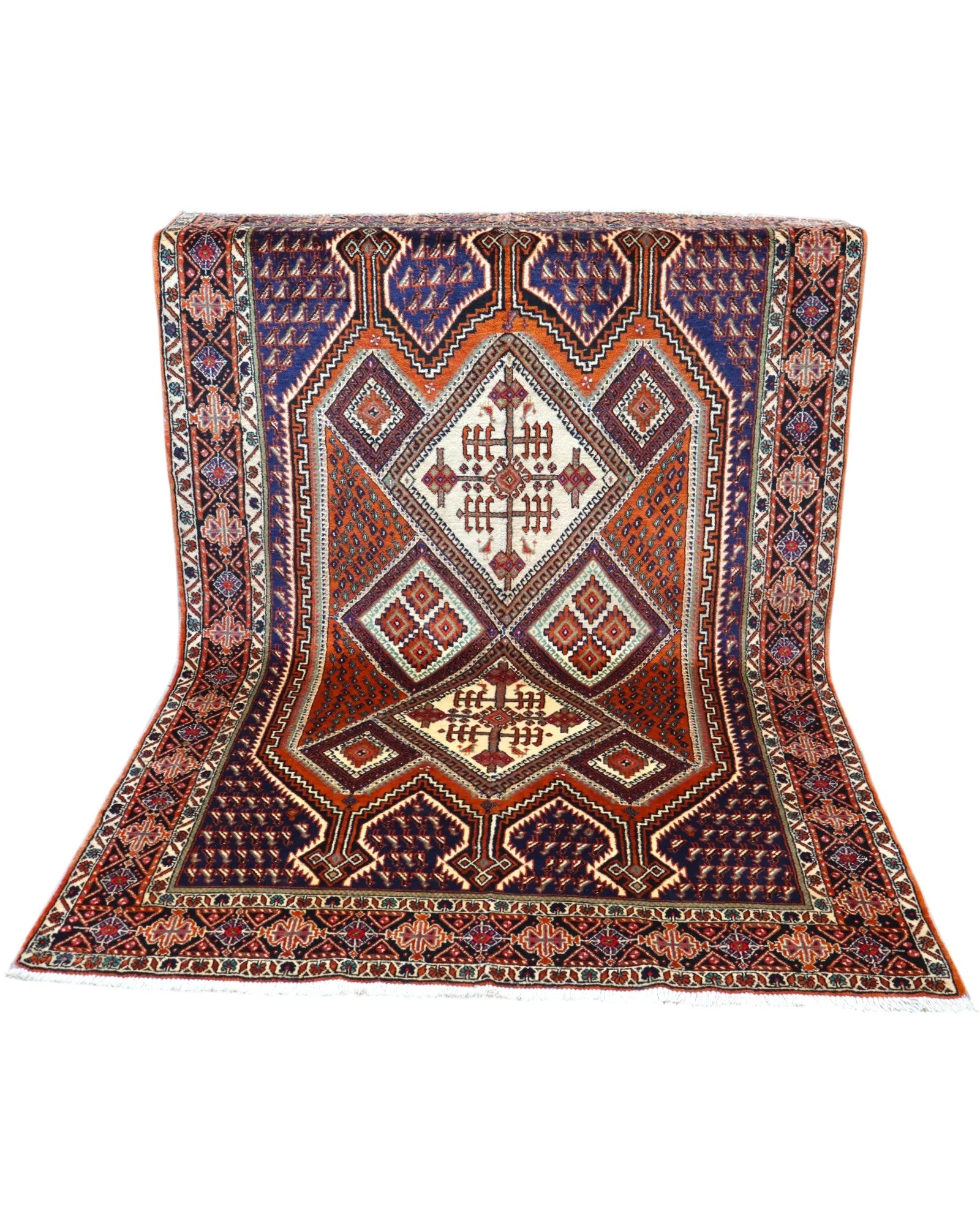 perserteppich-afshar-227-x-146-cm-schurwolle-handgeknupft-5 Afshar Persian Rug 227 × 146 cm, Wool, hand-knotted
