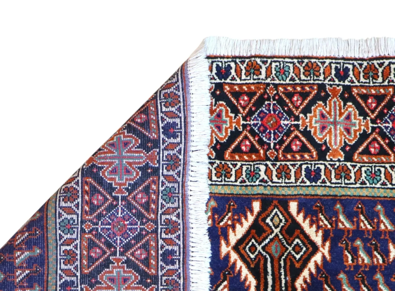 perserteppich-afshar-227-x-146-cm-schurwolle-handgeknupft-rueckseite Afshar Persian Rug 227 × 146 cm, Wool, hand-knotted