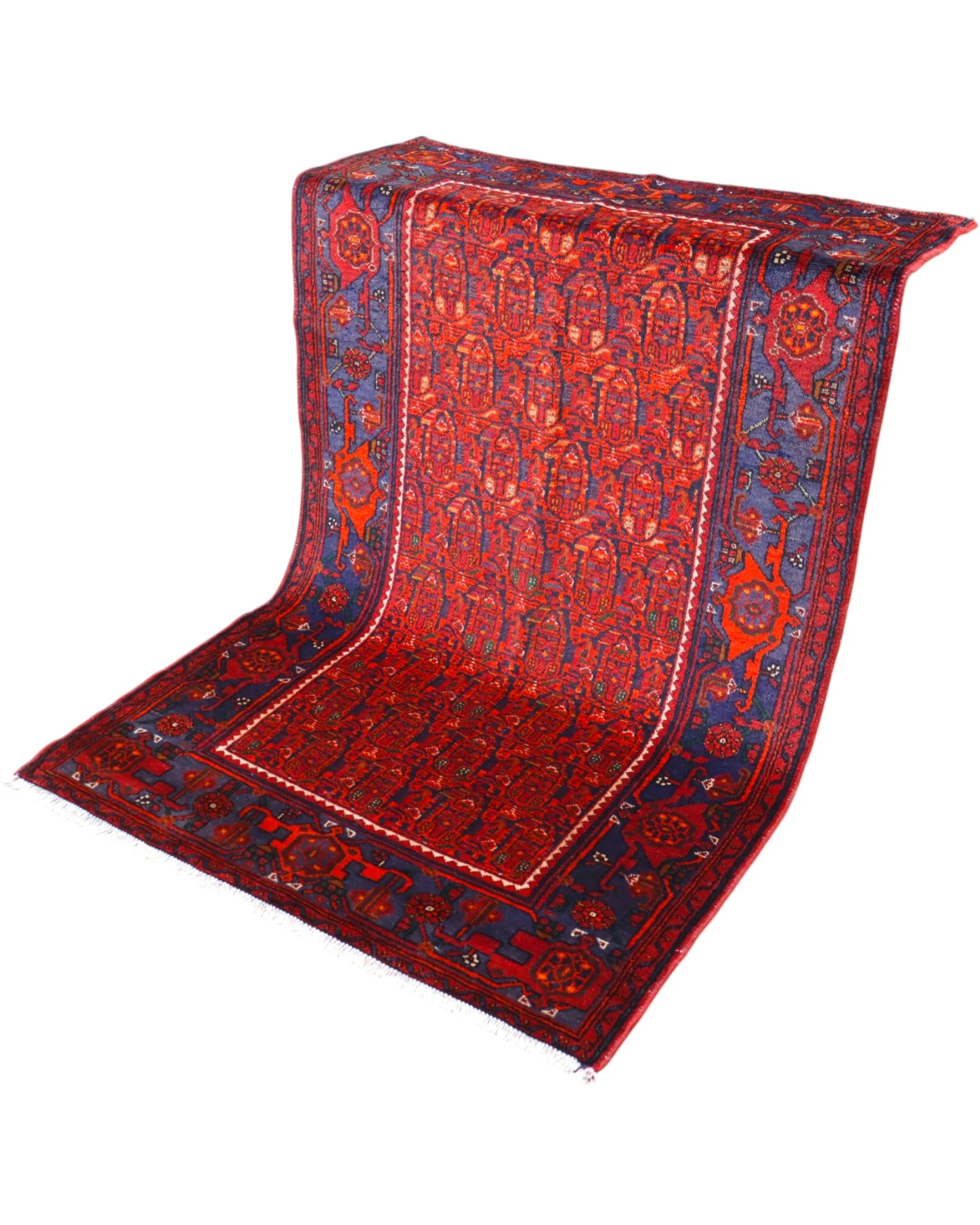 Senneh Persian Rug — hand-knotted, 214 × 132 cm, Wool