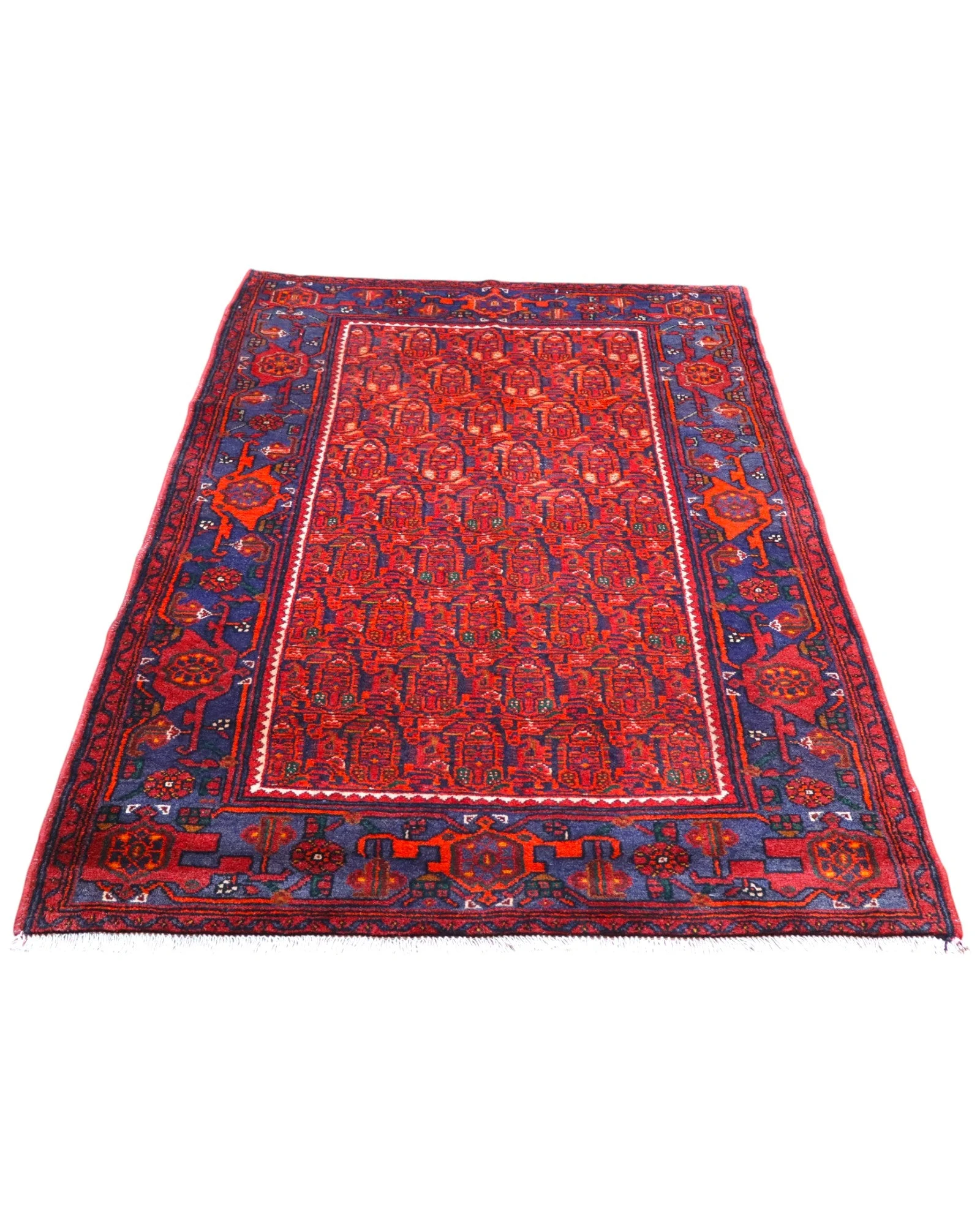 Senneh Persian Rug — hand-knotted, 214 × 132 cm, Wool