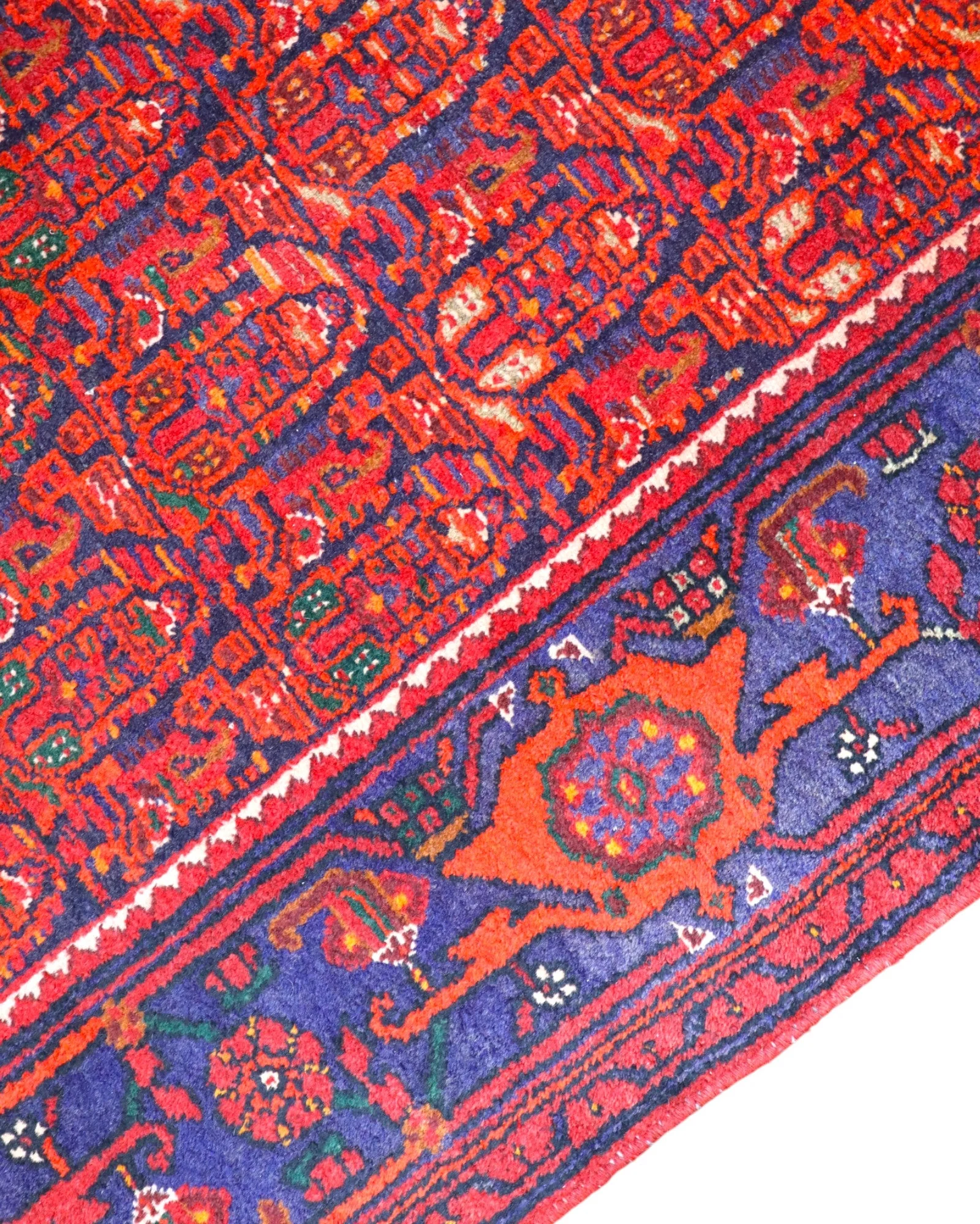 Senneh Persian Rug — hand-knotted, 214 × 132 cm, Wool