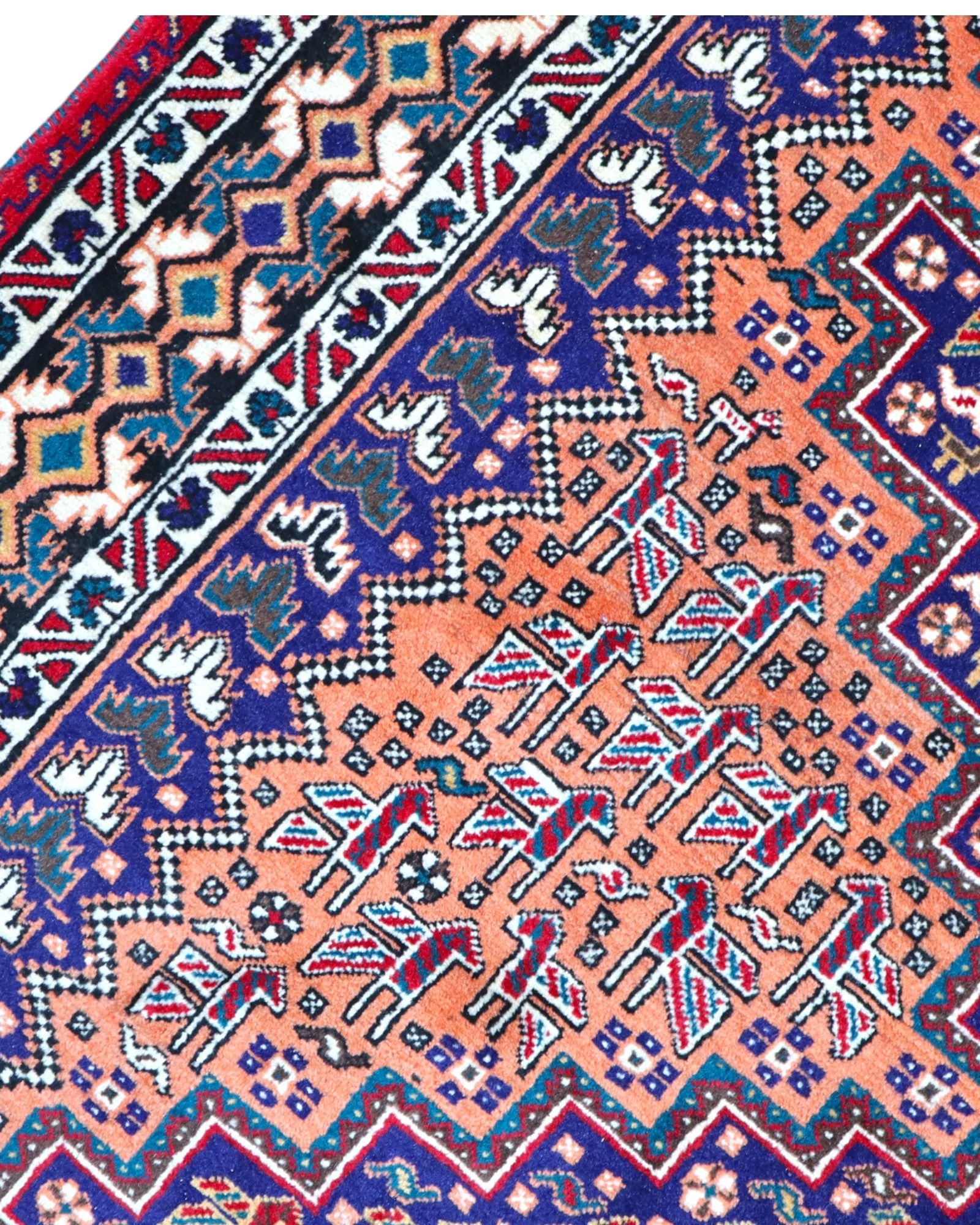 perserteppich-afshar-208-x-150-cm-schurwolle-handgeknupft-antik-46 Afshar Persian Rug — hand-knotted, 208 × 150 cm, Wool