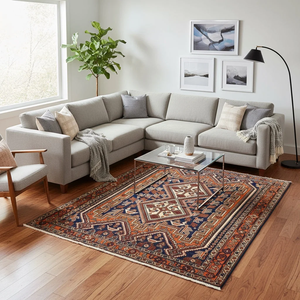 perserteppich-afshar-208-x-150-cm-schurwolle-handgeknupft-23 Afshar Persian Rug 208 × 150 cm, Wool, hand-knotted
