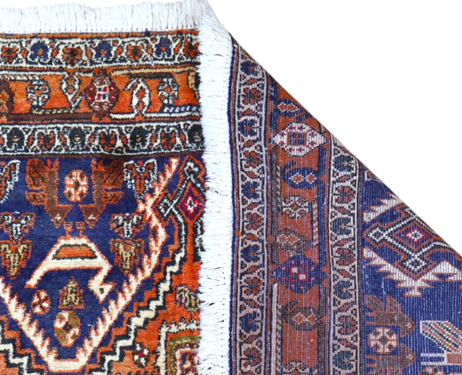 perserteppich-afshar-208-x-150-cm-schurwolle-handgeknupft-rueckseite Afshar Persian Rug 208 × 150 cm, Wool, hand-knotted