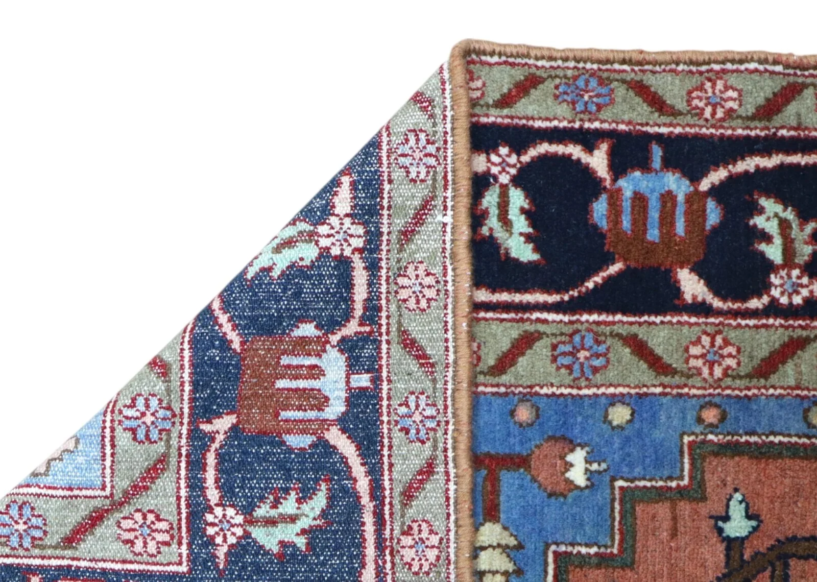 perserteppich-heriz-210-x-160-cm-schurwolle-handgeknupft-rueckseite Hand-Knotted Wool Heriz Persian Rug, 210 × 160 cm