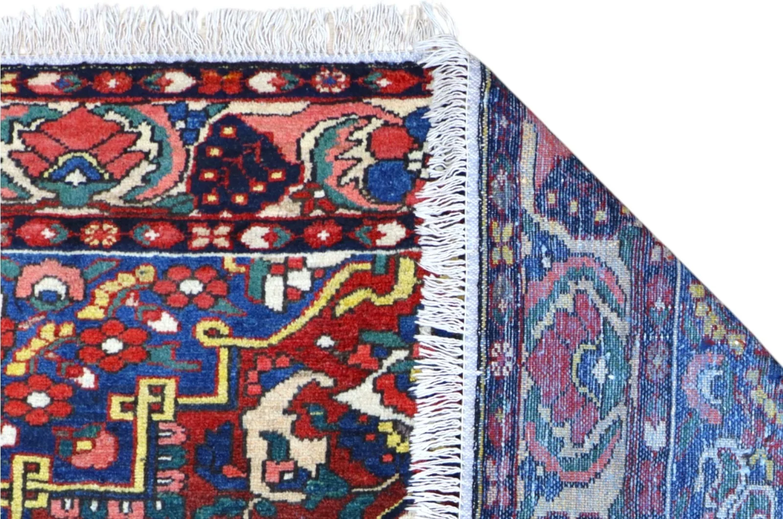 perserteppich-bakhtiyari-206-x-154-cm-schurwolle-handgeknupft-rueckseite Bakhtiari Persian Rug 206 × 154 cm, Wool, hand-knotted