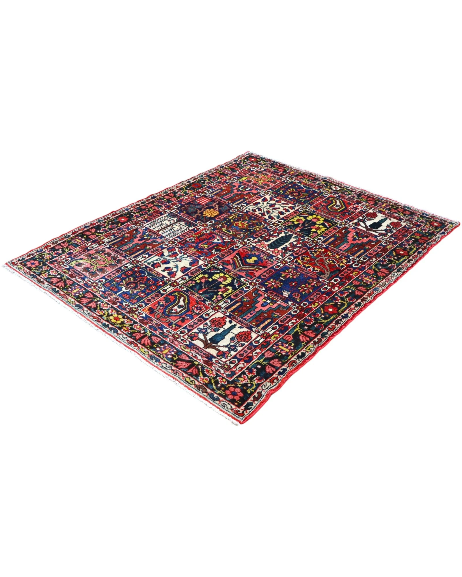 perserteppich-bakhtiari-200-x-150-cm-schurwolle-handgeknupft-50 Bakhtiari Persian Rug — hand-knotted, 200 × 150 cm, Wool