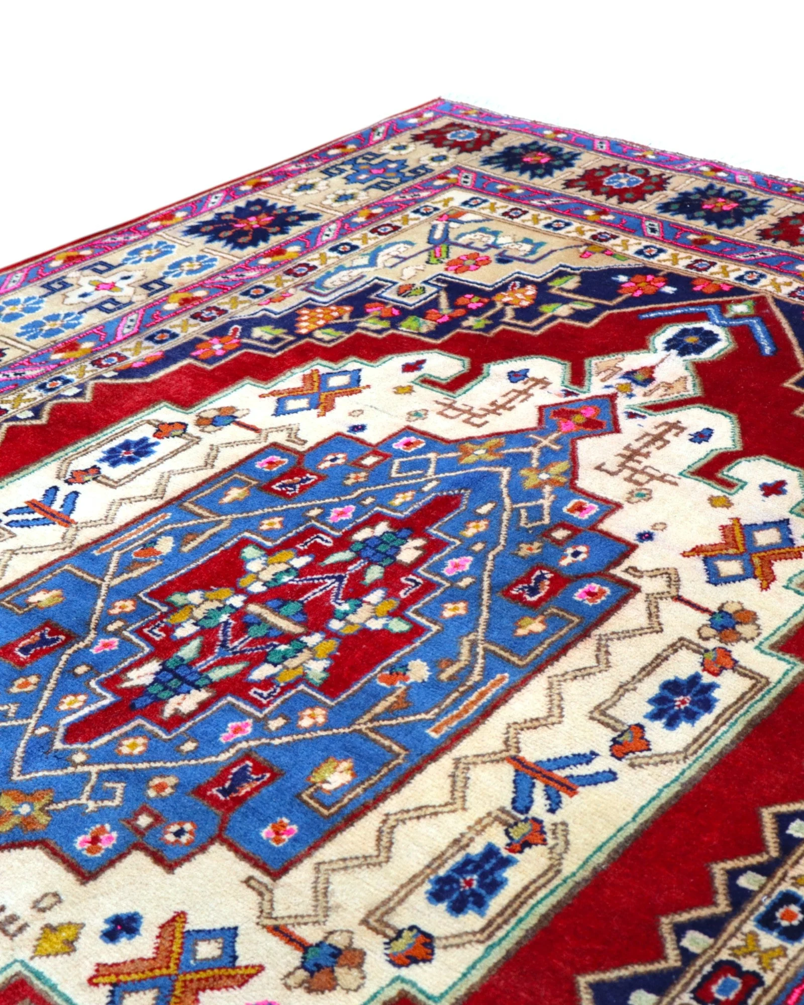 Hand-Knotted Wool Tabriz Persian Rug, 209 × 153 cm