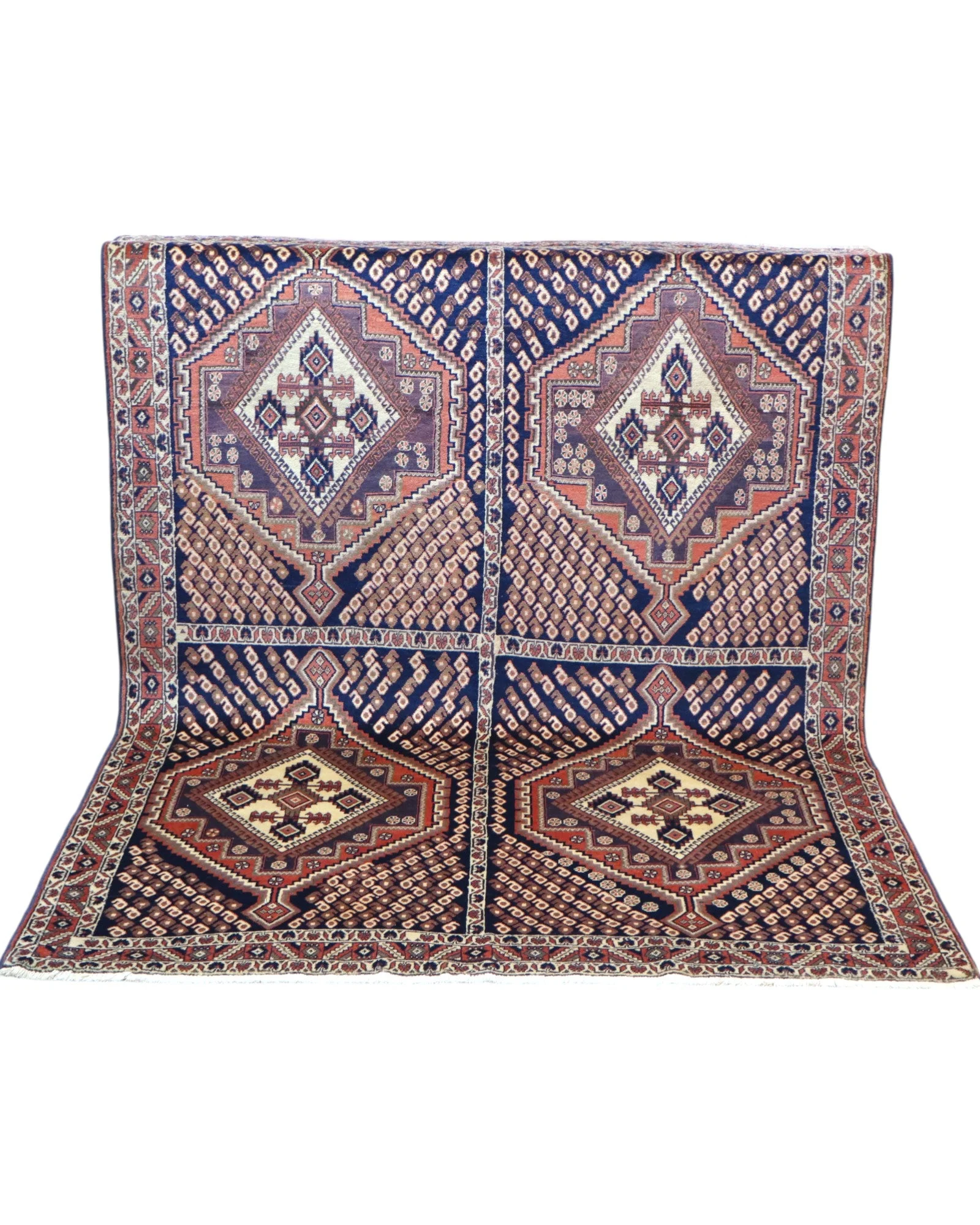 perserteppich-afshar-203-x-150-cm-wolle-handgeknupft-ziegelrot-42 Afshar Persian Rug — hand-knotted, 203 × 150 cm, Wool