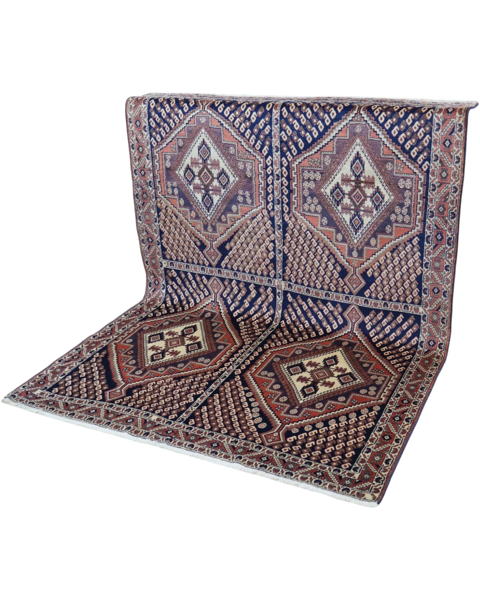 perserteppich-afshar-203-x-150-cm-wolle-handgeknupft-ziegelrot-49 Afshar Persian Rug — hand-knotted, 203 × 150 cm, Wool