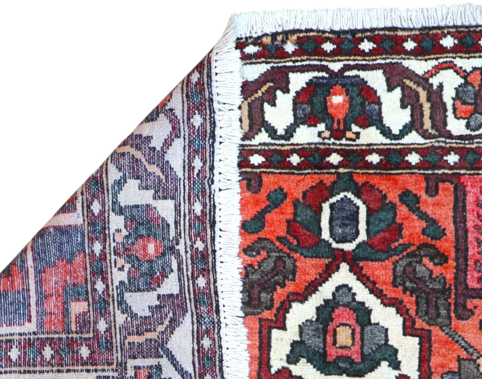 Hand-Knotted Wool Persian Rug, 202 × 155 cm