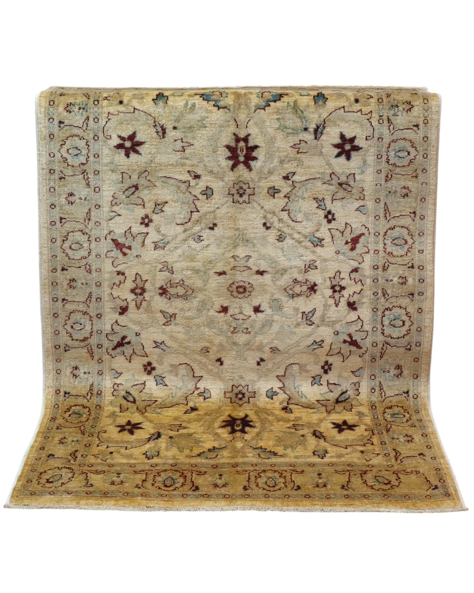 orientteppich-farahan-181-x-126-cm-schurwolle-handgeknupft-45 Hand-Knotted Wool Farahan Afghan Rug, 181 × 126 cm