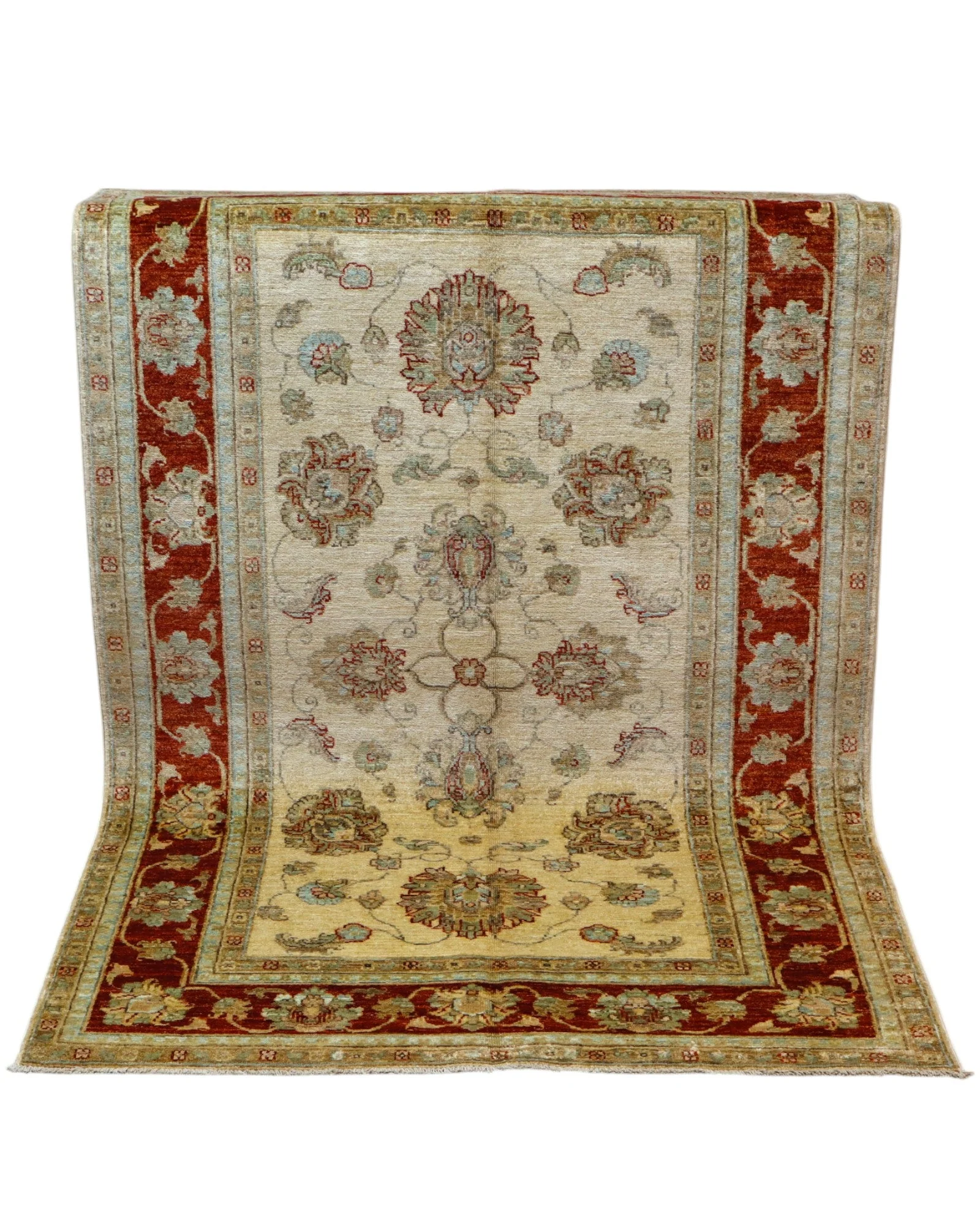 orientteppich-farahan-184-x-116-cm-schurwolle-handgeknupft-floral-41 Hand-Knotted Wool Farahan Afghan Rug, 184 × 116 cm