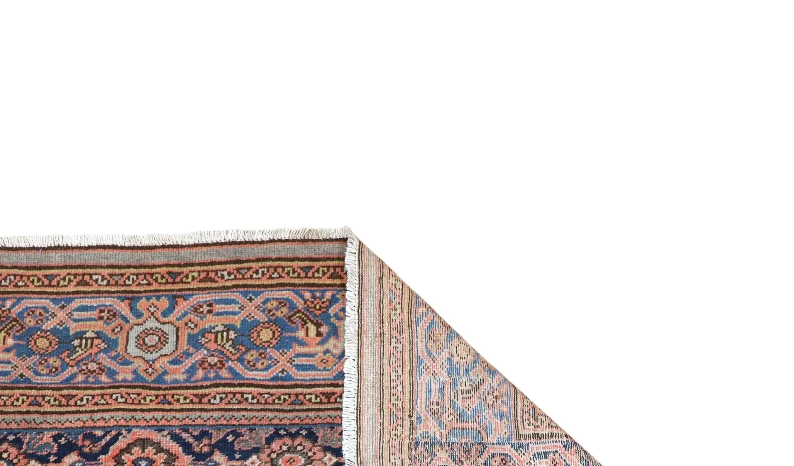 Hand-Knotted Wool Malayer Persian Rug, 233 × 207 cm