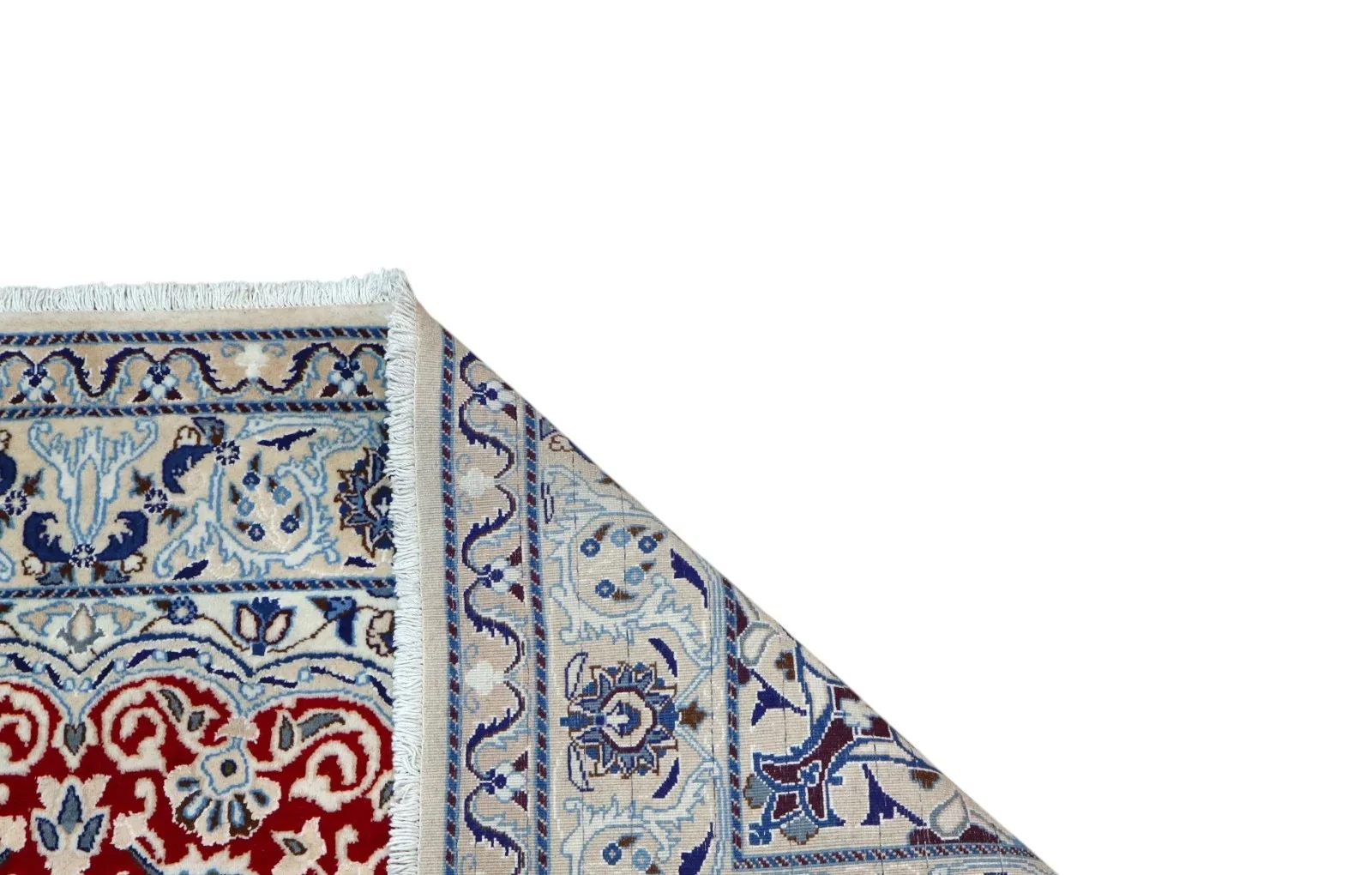 Hand-Knotted Wool Nain Persian Rug, 200 × 200 cm
