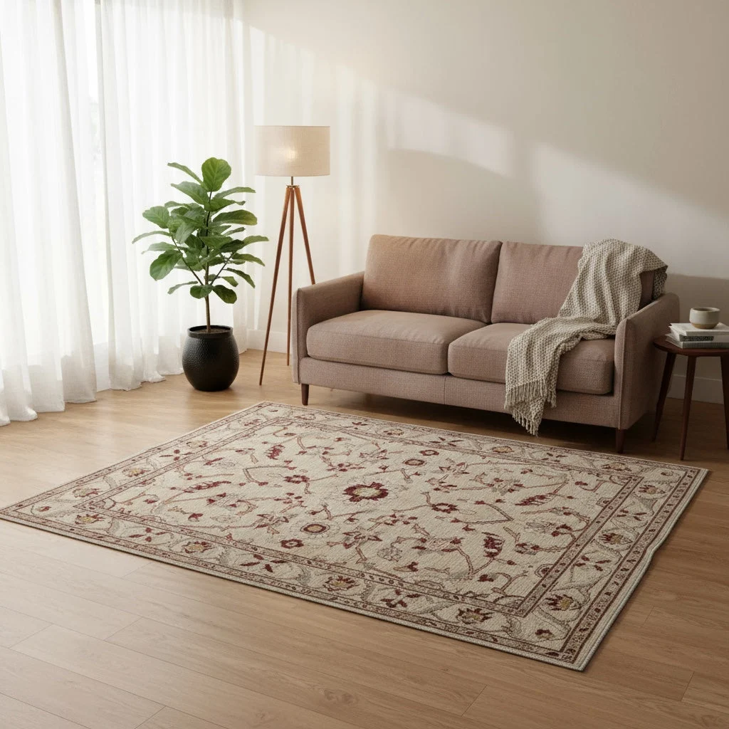 Ziegler Persian Rug 200 × 153 cm, Wool, hand-knotted