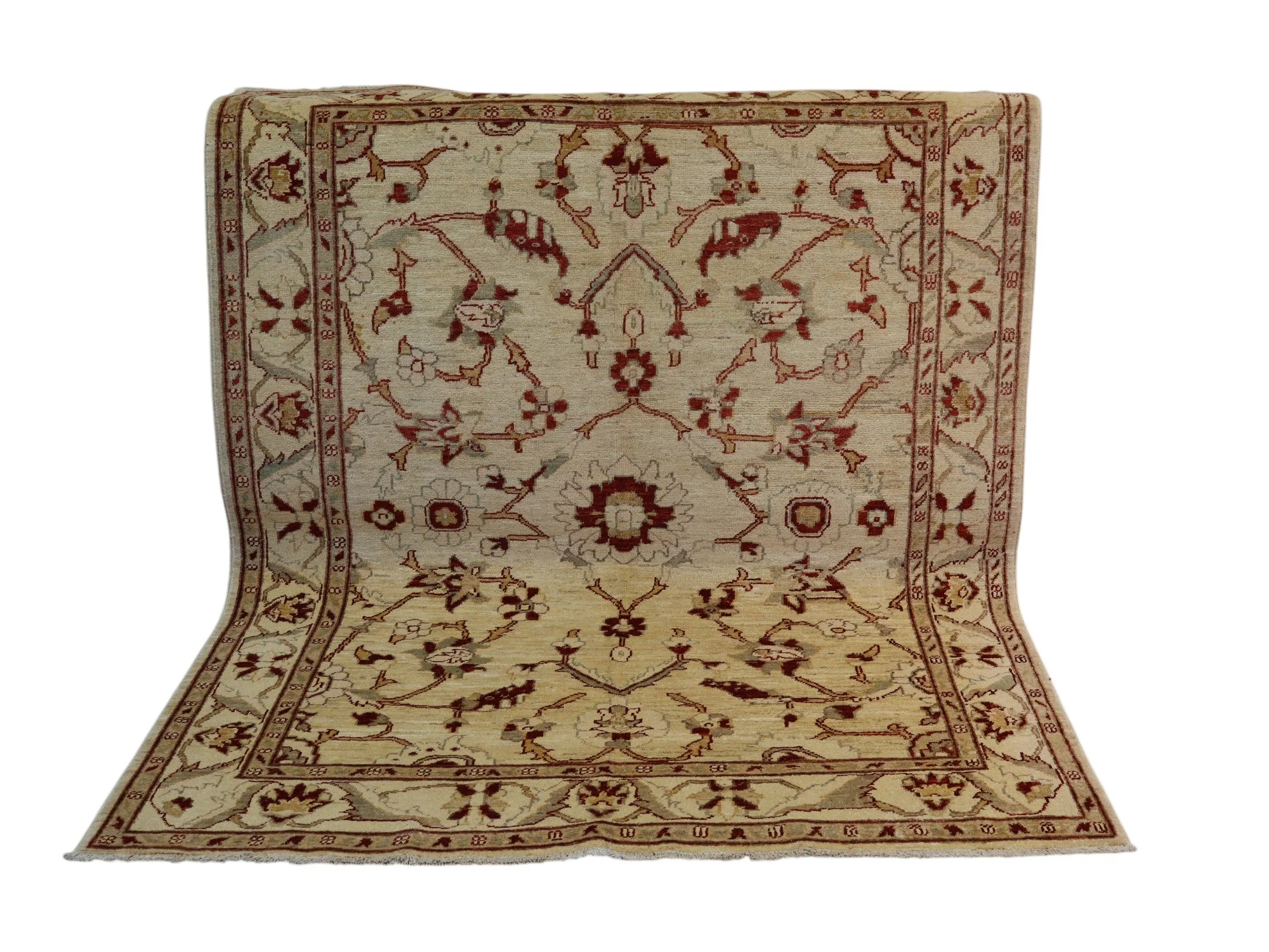Ziegler Persian Rug 200 × 153 cm, Wool, hand-knotted