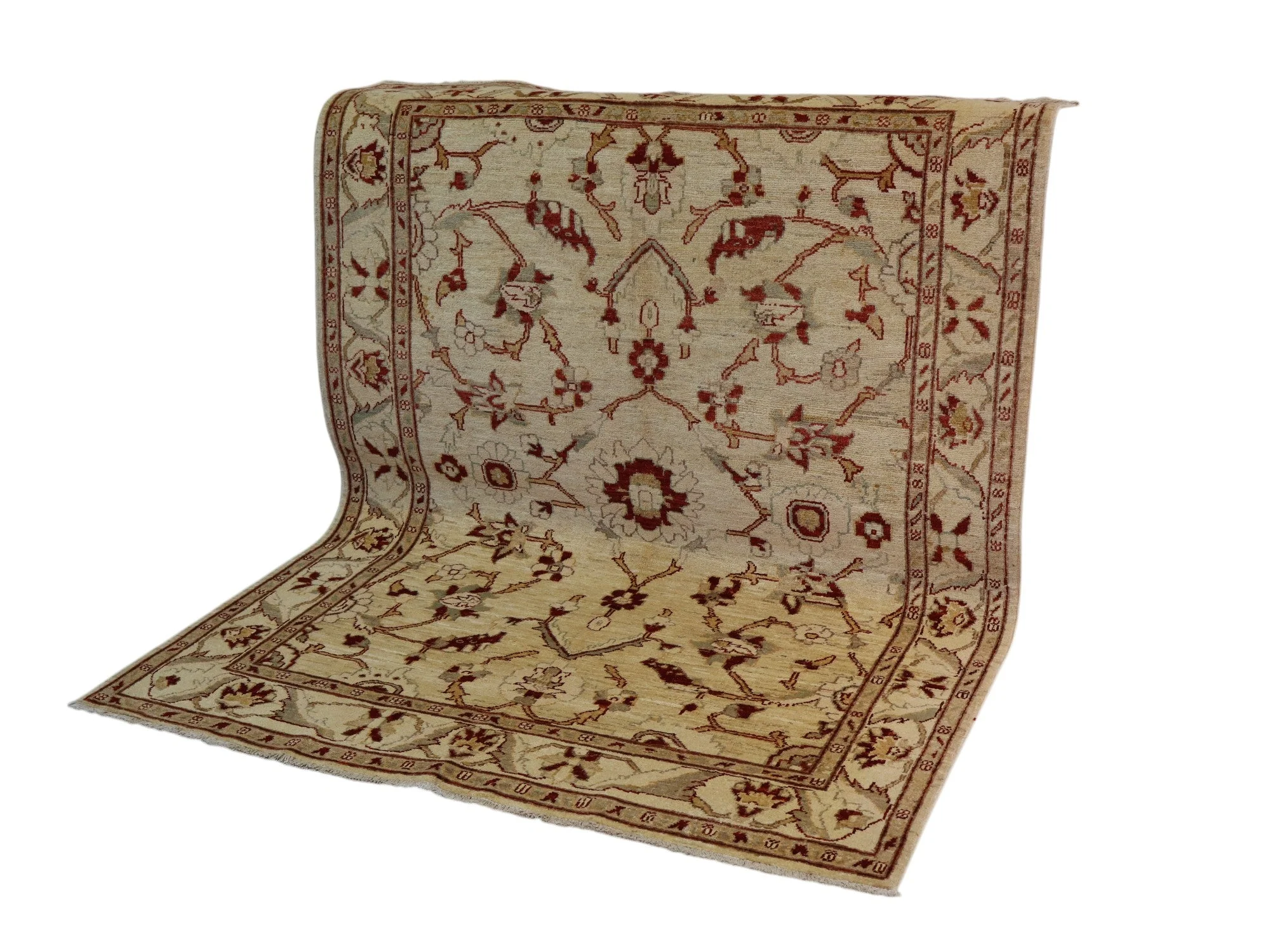 Ziegler Persian Rug 200 × 153 cm, Wool, hand-knotted