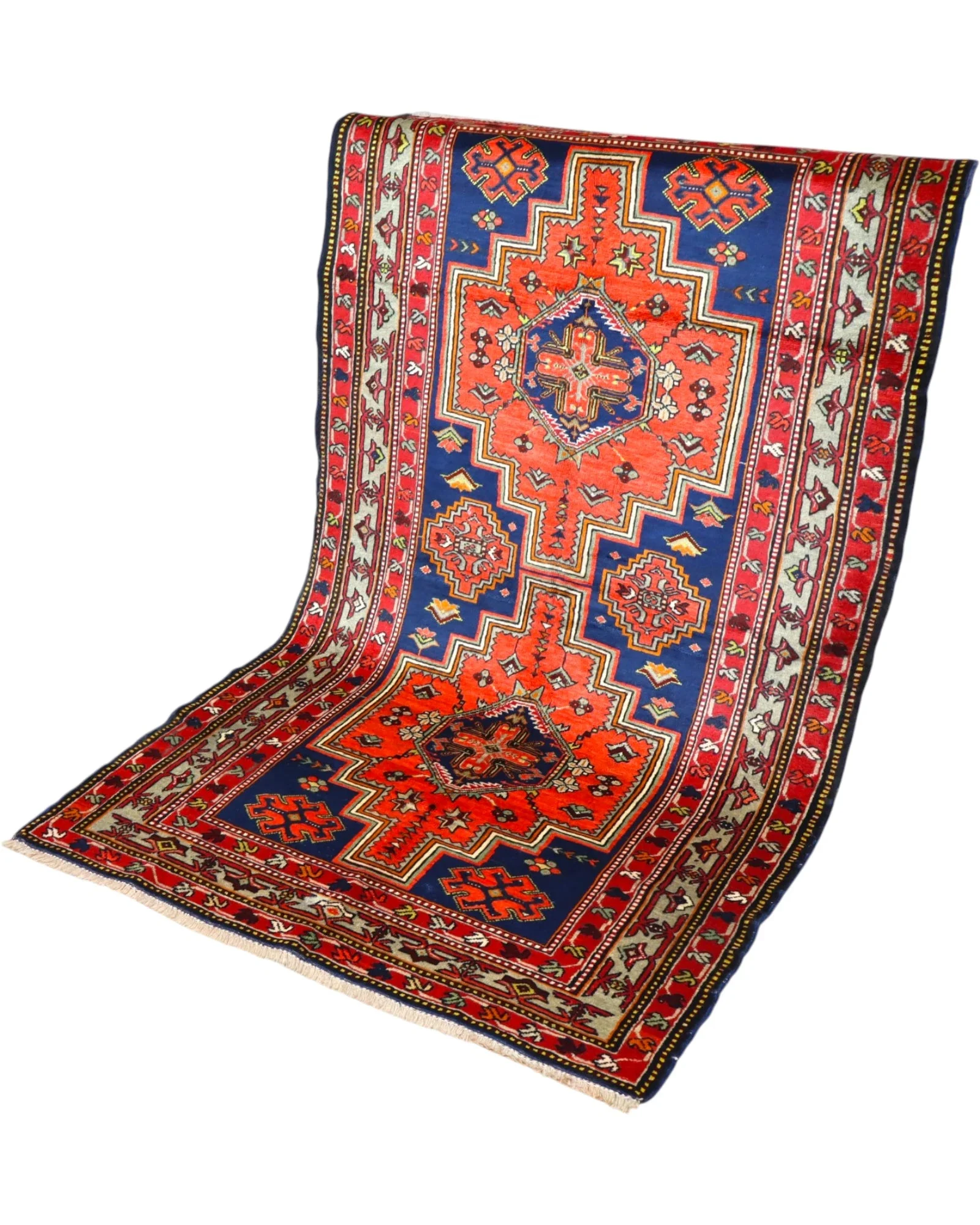 perserteppich-shirvan-197-x-122-cm-schurwolle-handgeknupft-9 Hand-Knotted Wool Oriental Rug, 197 × 122 cm