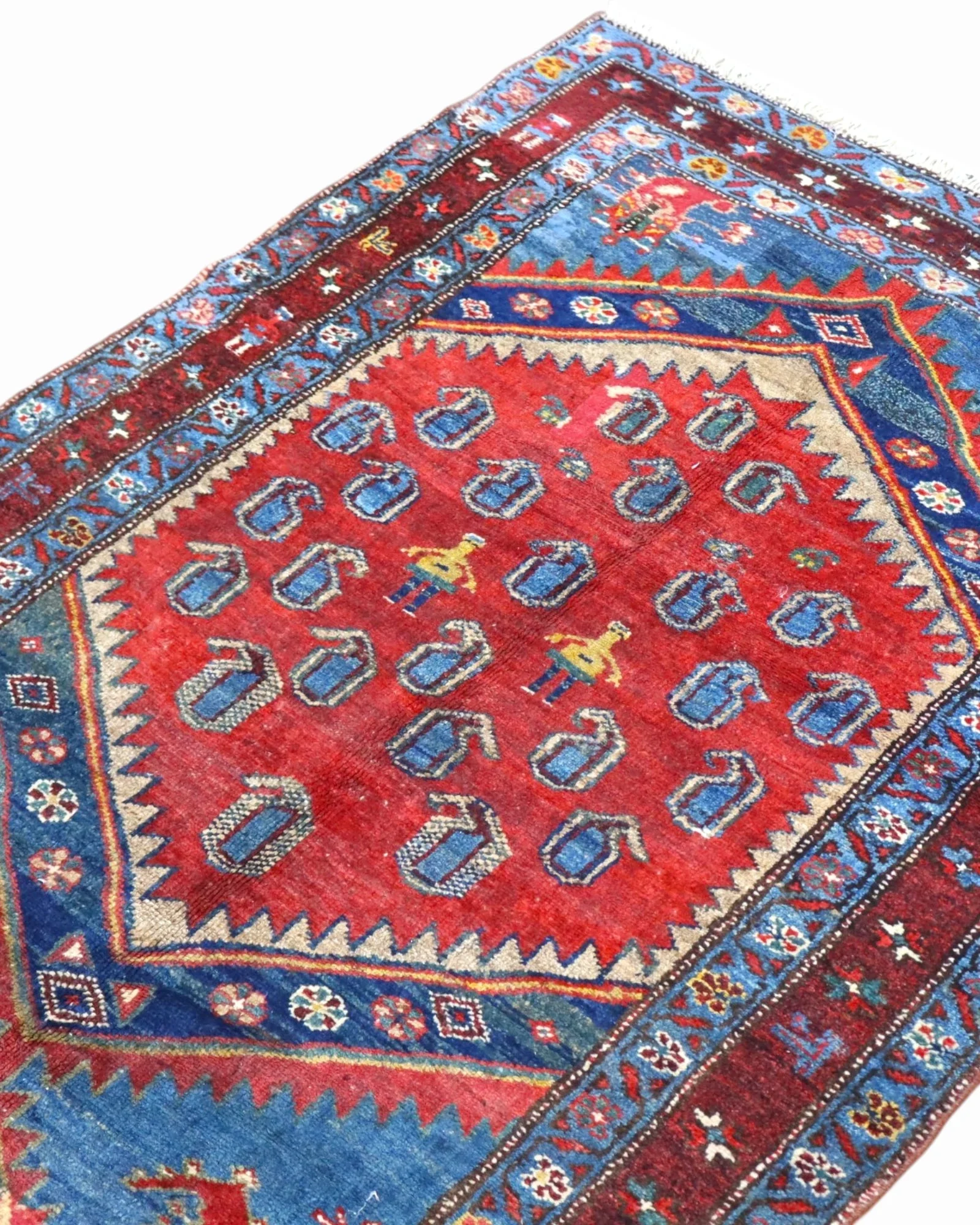 Oriental Rug 217 × 107 cm, Wool, hand-knotted
