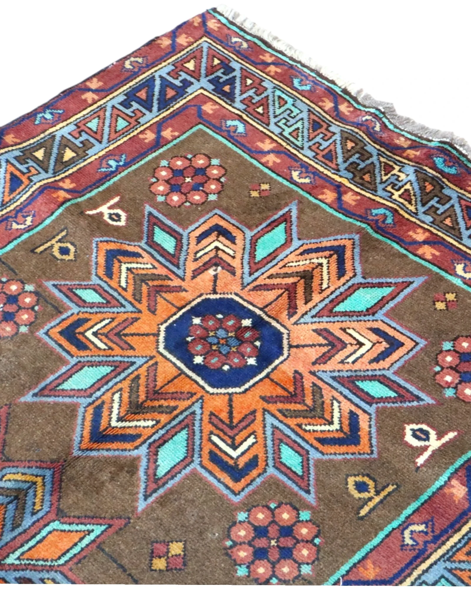 Turkish Rug 188 × 115 cm, Wool, hand-knotted