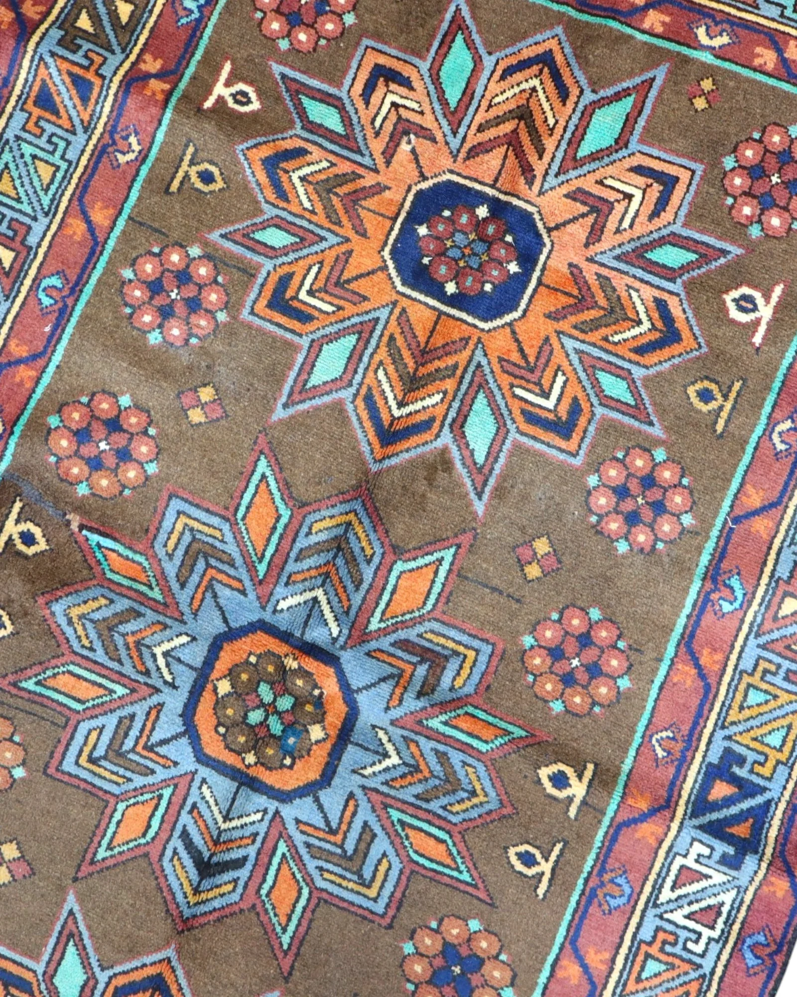 Turkish Rug 188 × 115 cm, Wool, hand-knotted