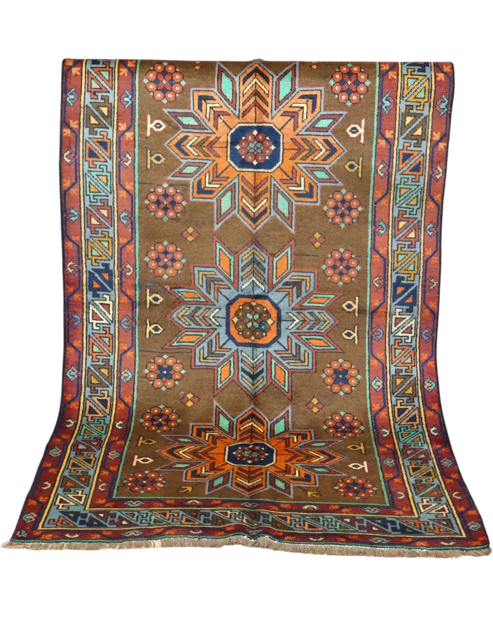 Turkish Rug 188 × 115 cm, Wool, hand-knotted