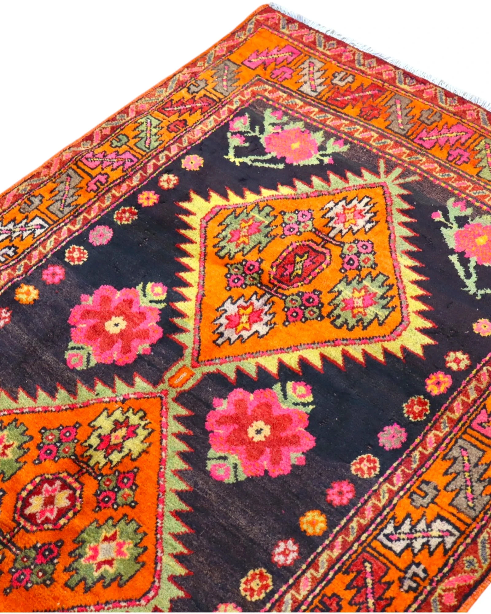 Persian Rug — hand-knotted, 230 × 112 cm, Wool