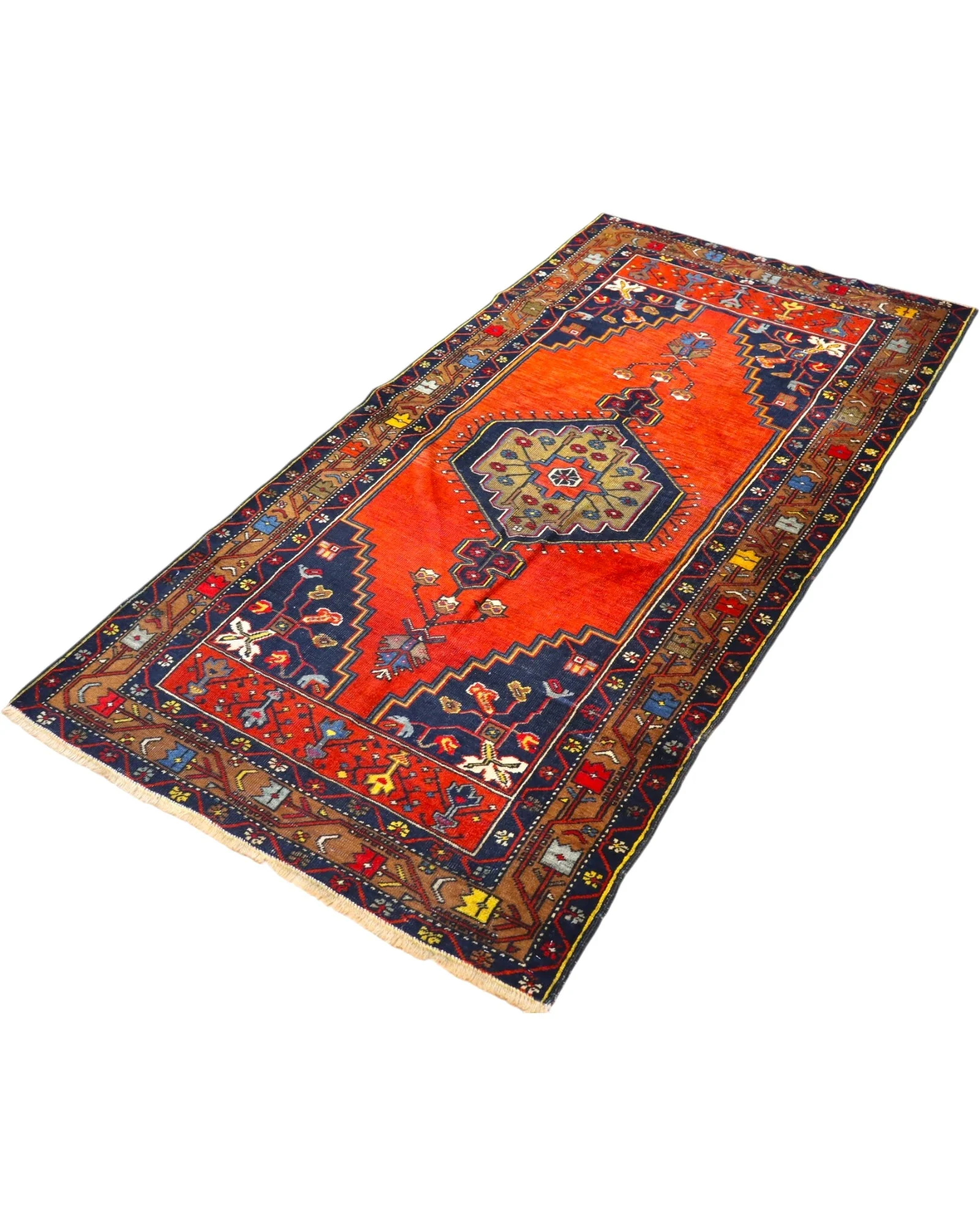 orientteppich-kaukasus-220-x-115-cm-schurwolle-handgeknupft-13 Turkish Rug 220 × 115 cm, Wool, hand-knotted