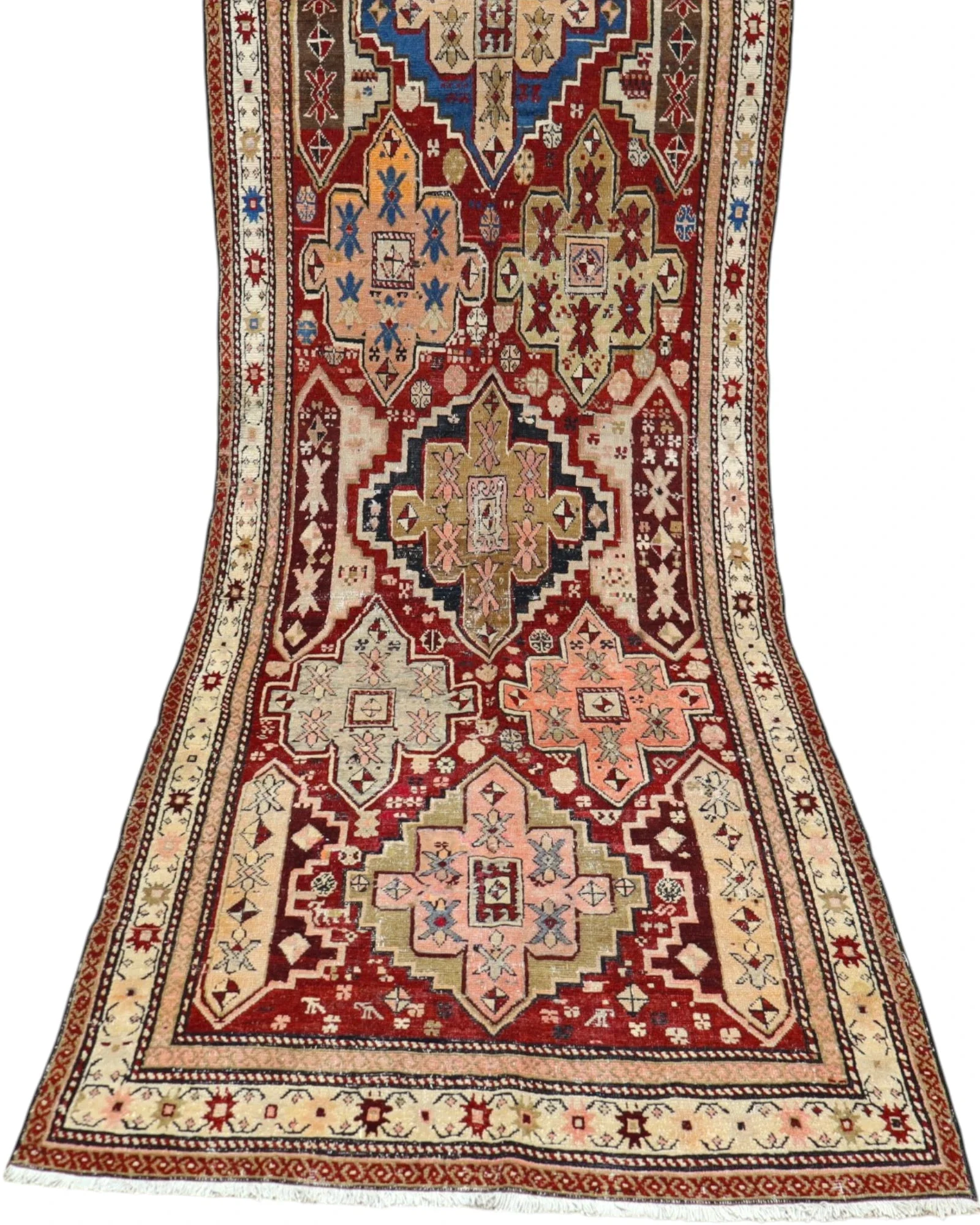 Oriental Rug 100 × 275 cm, Wool, hand-knotted