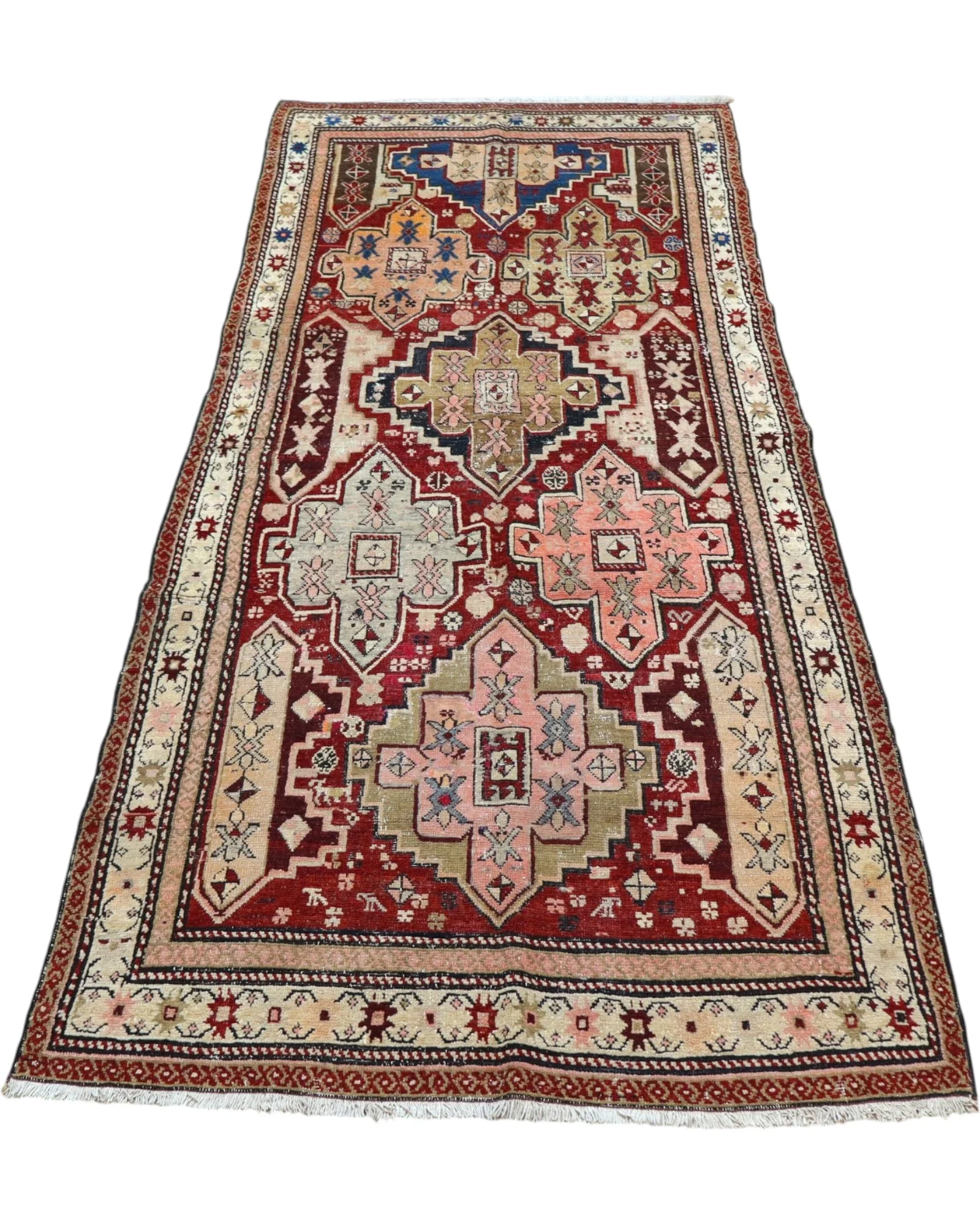 Oriental Rug 100 × 275 cm, Wool, hand-knotted