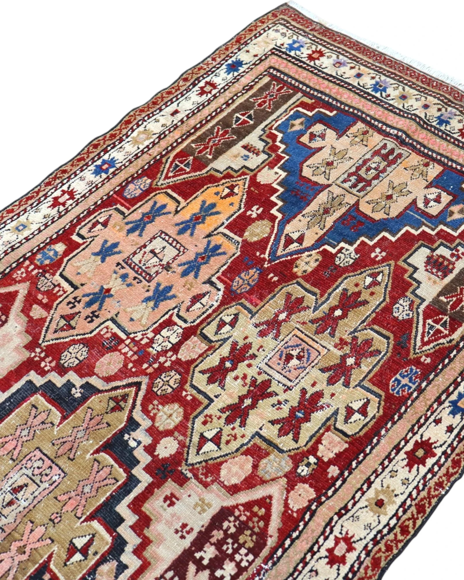 Oriental Rug 100 × 275 cm, Wool, hand-knotted