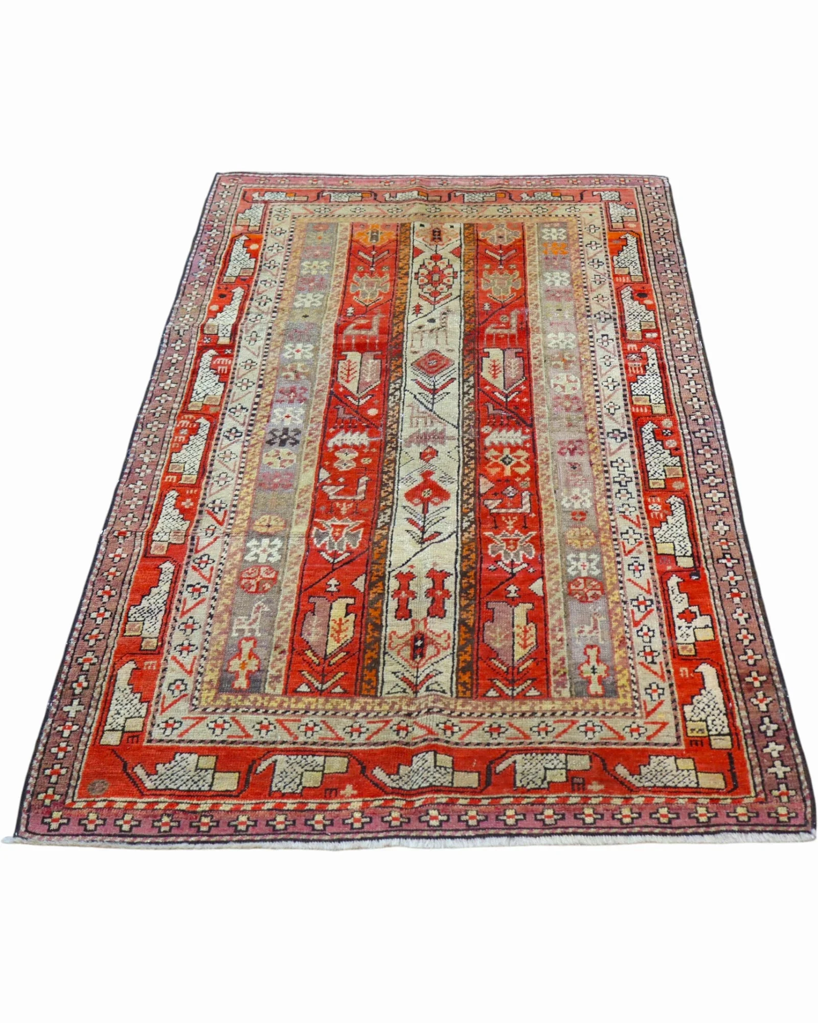 Turkish Rug 183 × 112 cm, Wool, hand-knotted