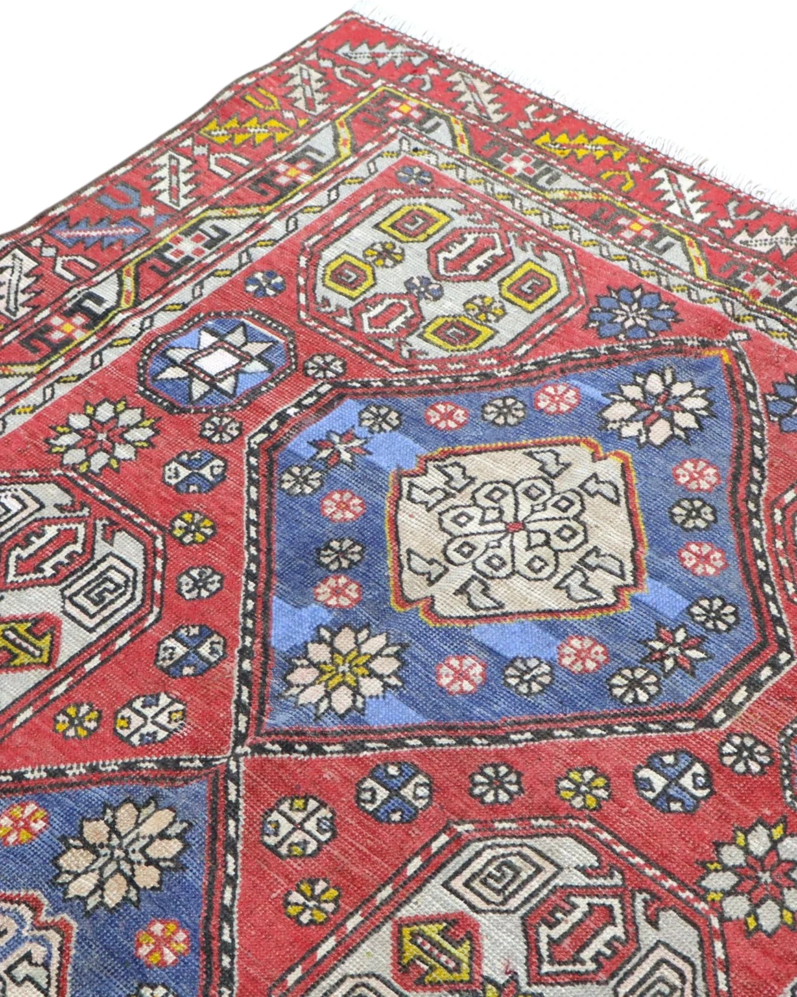 orientteppich-kaukasus-222-x-125-cm-schurwolle-handgeknupft-18 Hand-Knotted Wool Turkish Rug, 222 × 125 cm
