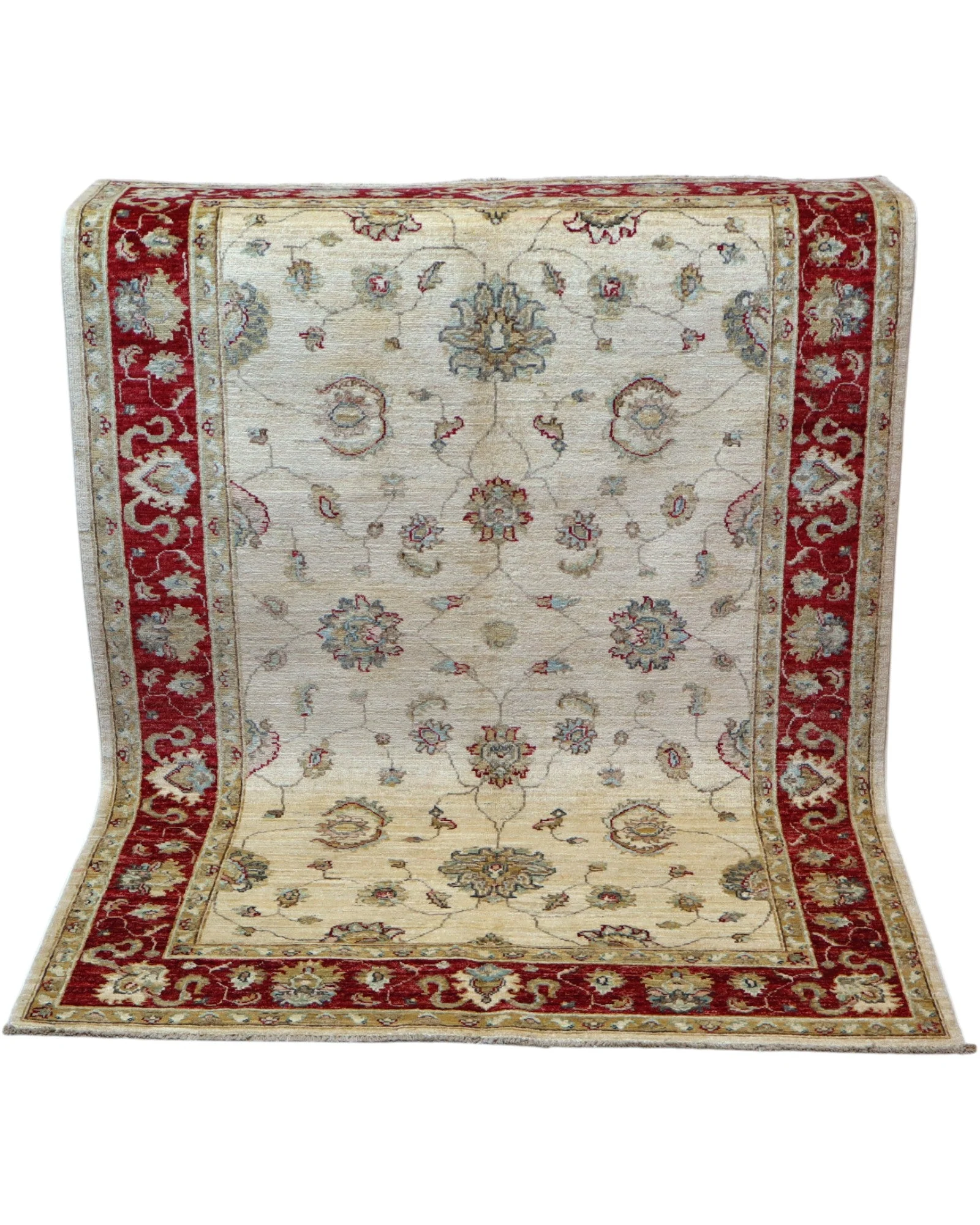 orientteppich-afghanistan-175-x-127-cm-schurwolle-handgeknupft-11 Hand-Knotted Wool Ziegler Afghan Rug, 175 × 127 cm