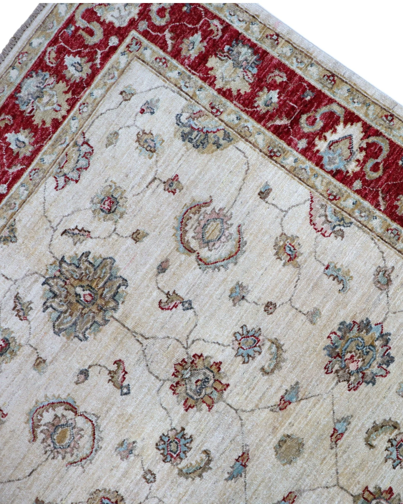 orientteppich-afghanistan-175-x-127-cm-schurwolle-handgeknupft-23 Hand-Knotted Wool Ziegler Afghan Rug, 175 × 127 cm